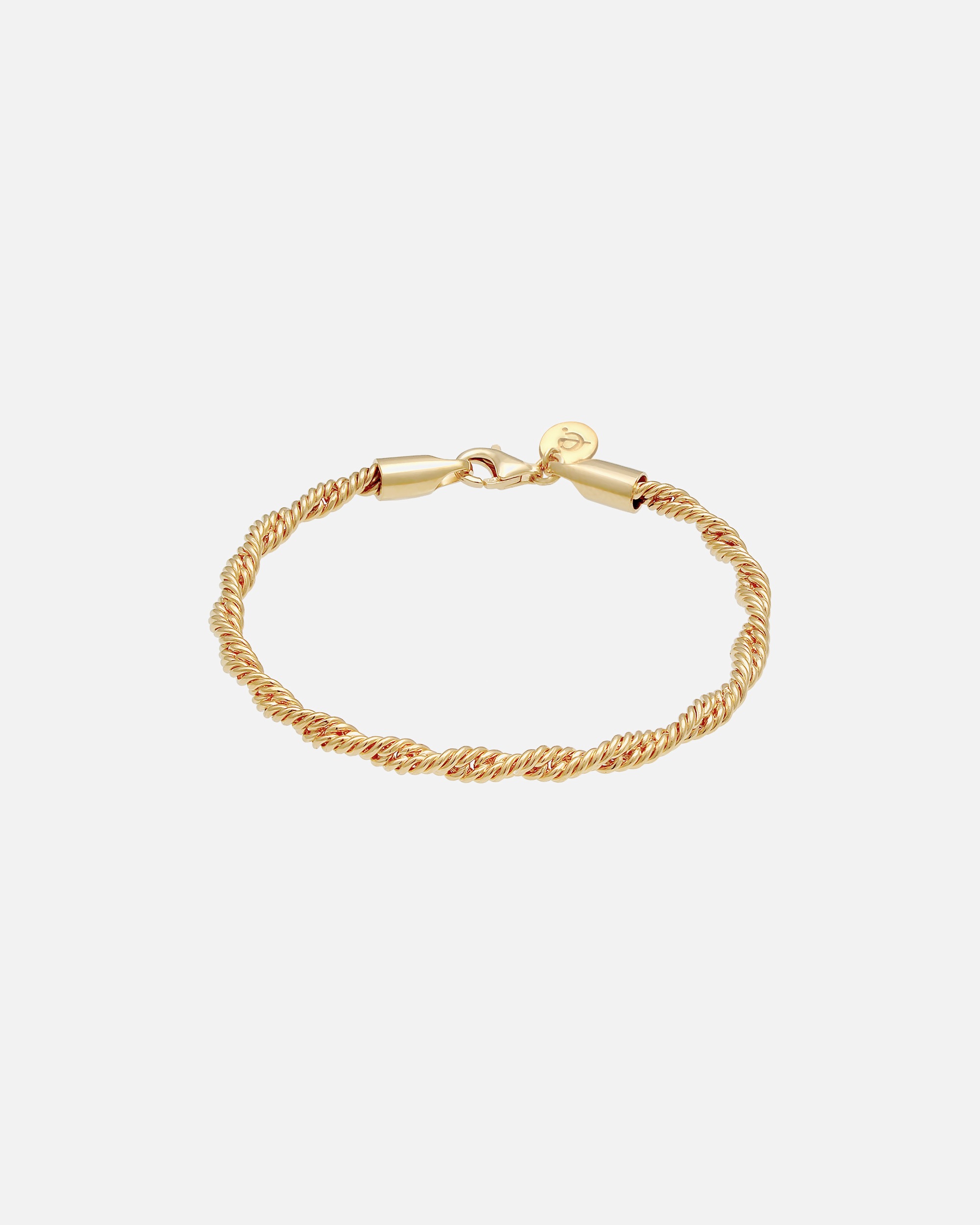 Bracelet pour Femme Elli PREMIUM Cordon dame torsadé Élégant de base en argent sterling 925 18