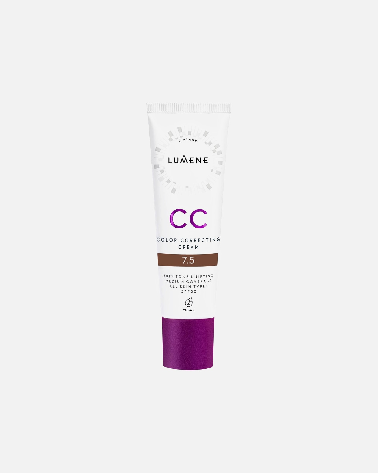 BB crème pour Femme Lumene CC Crème correctrice de couleur SPF 20 No. 7.5