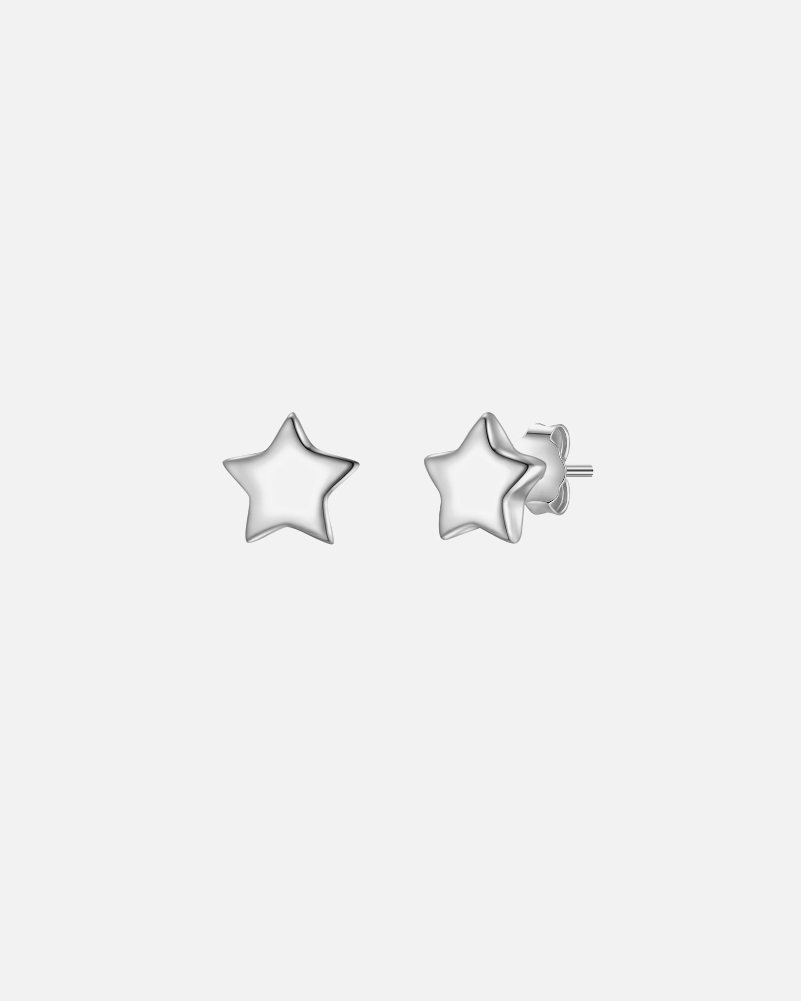 Boucles d'oreilles pour Femme Glanzstücke München Boucles d'oreilles étoile en argent sterling en argent 5,4 mm