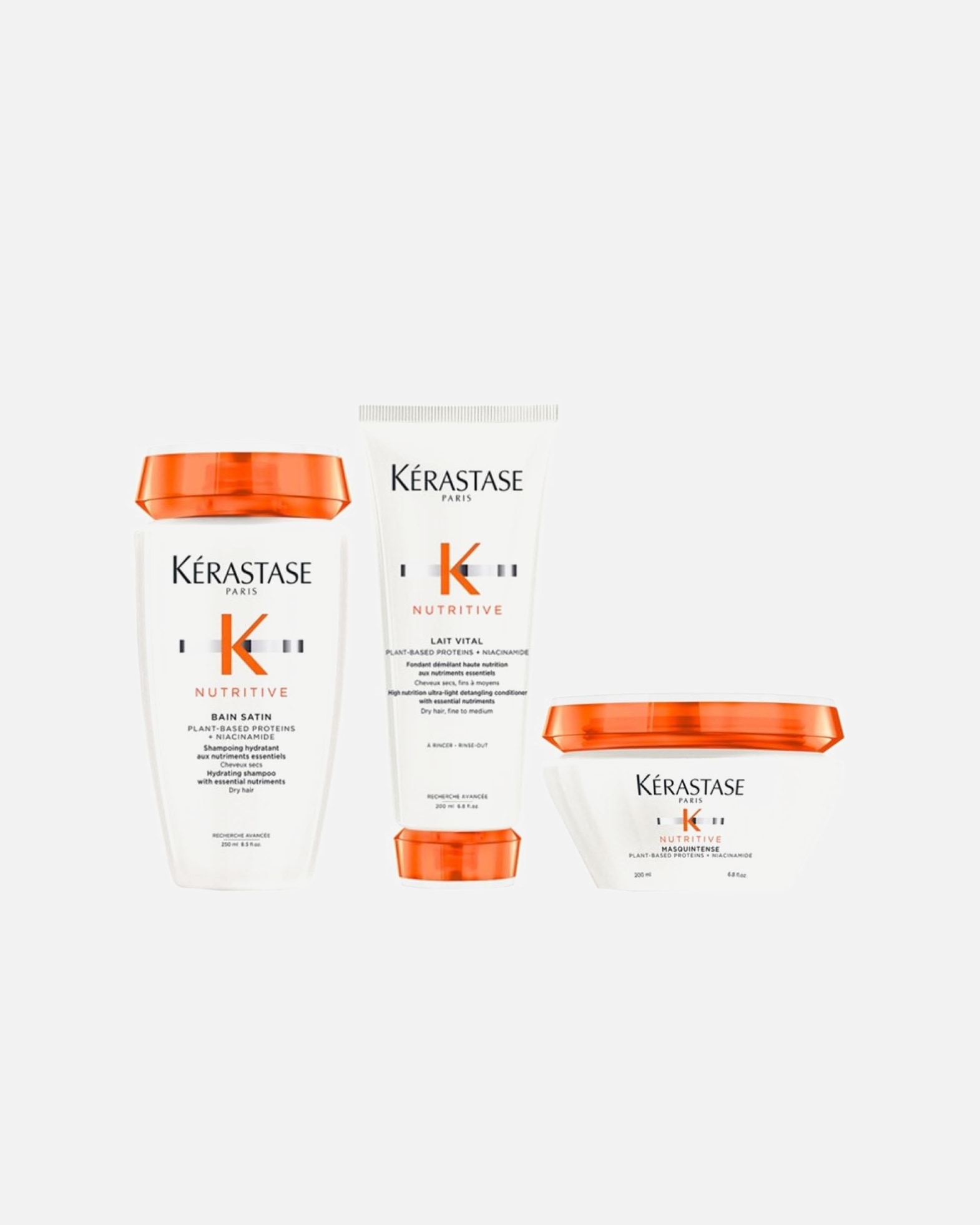 Coffret soin cheveux pour Femme Kérastase Nutritive Coffret Masquintense (Bain Satin/ Lait Vital/ Masque) 1 pièce
