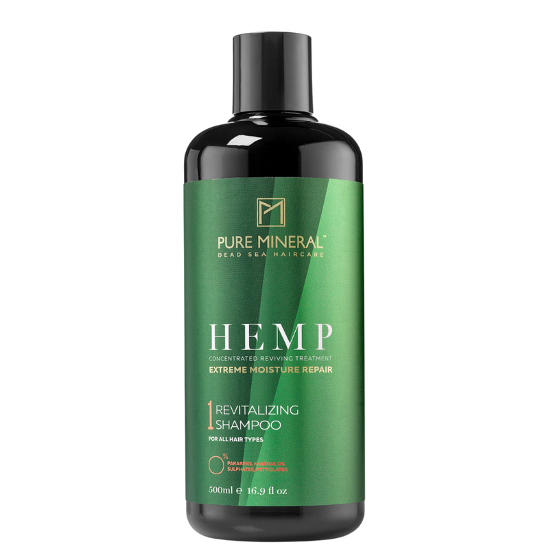 Pure Mineral - Pure Mineral - Shampooing Chanvre Fortifiant - 500ml Shampoing unisex