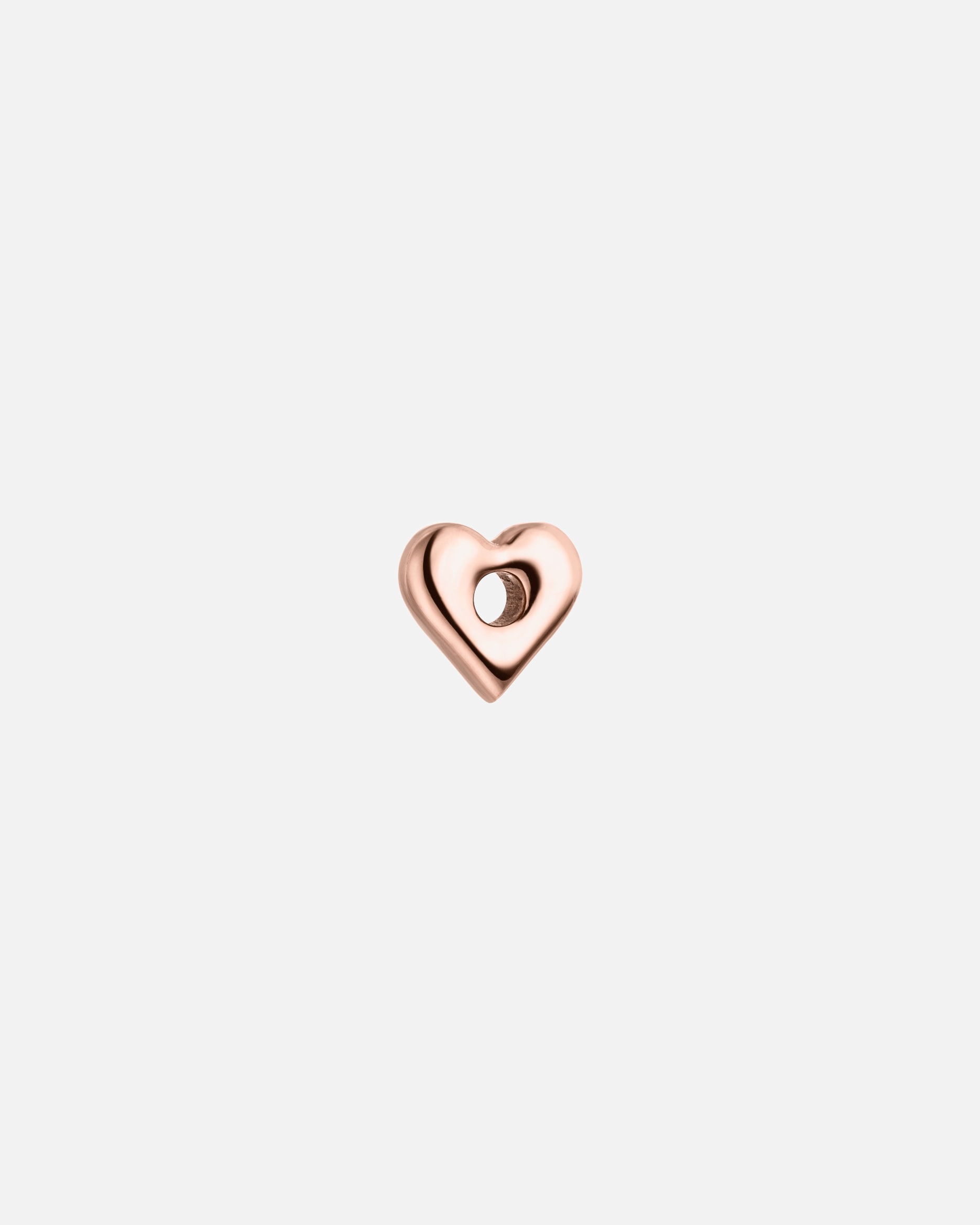 Pendentif pour Unisexe Purelei LEI Heart Bubble Breloque 100% acier inoxydable Or Rose