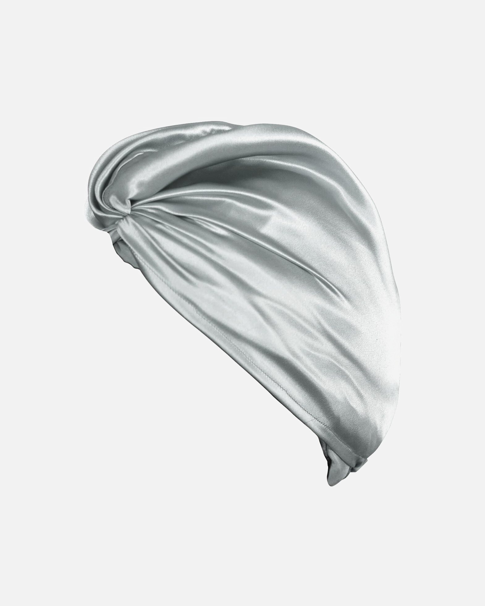 Bandeau pour Unisexe Holistic Silk Pure Mulberry Silk Turban Silver