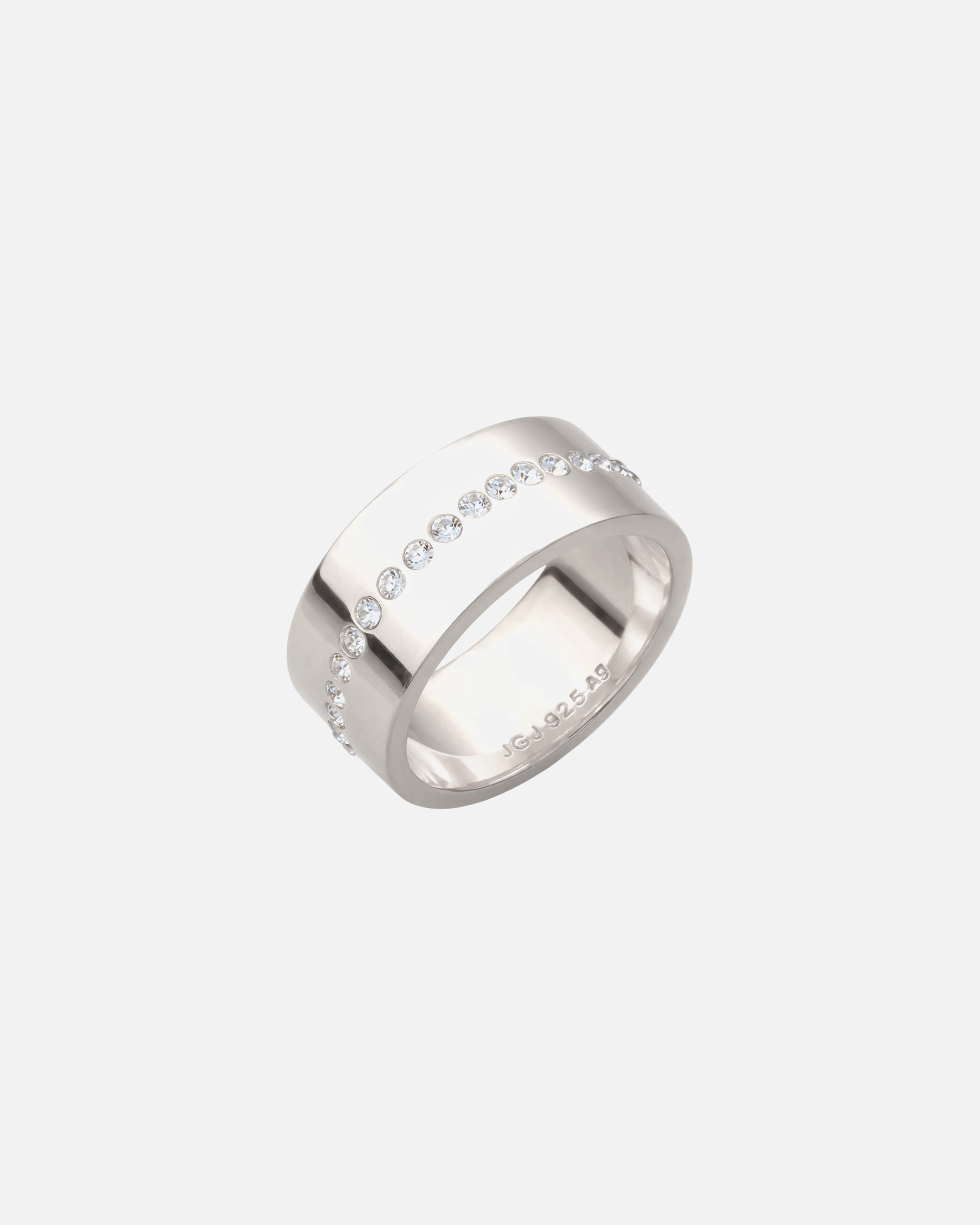 Bague pour Femme Elli Bague avec pierres Swarovski Crystals Blanc 925 Sterling Silver 56