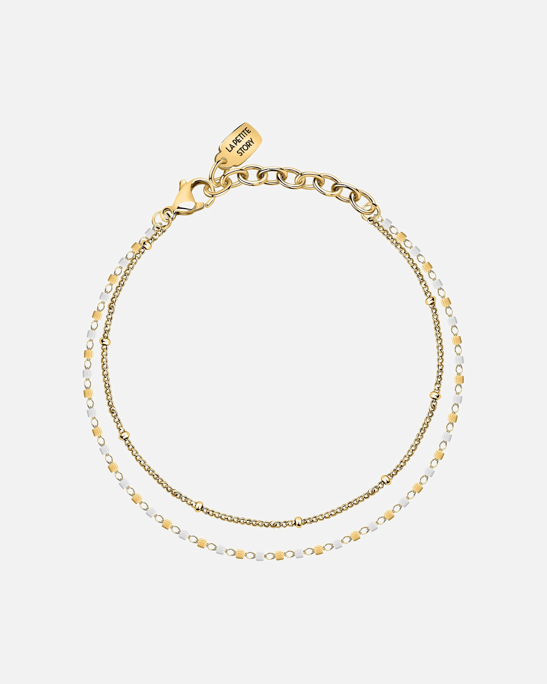 Bracelet pour Femme La Petite Story Default Brand Line Bracelets or jaune