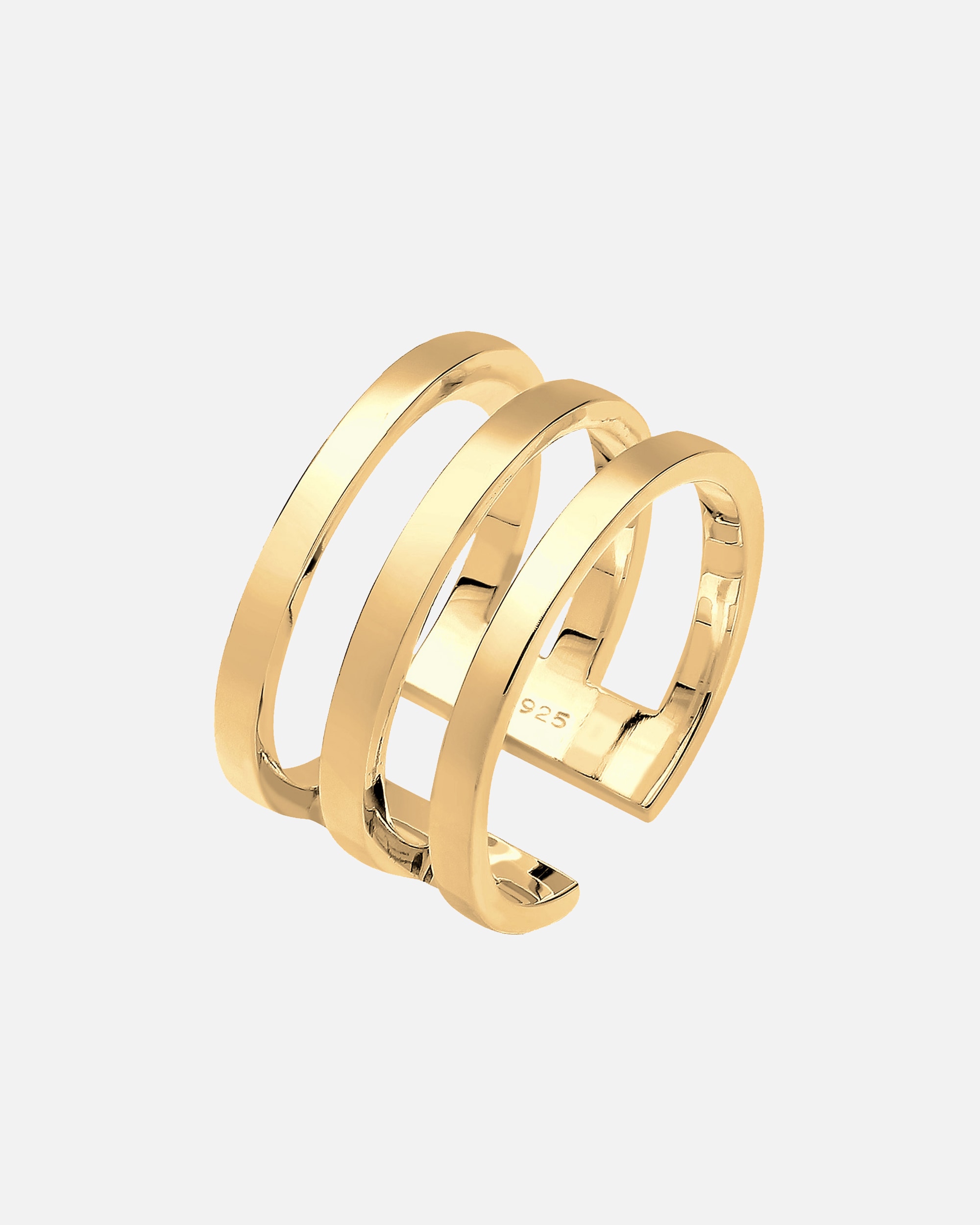 Bague pour Femme Elli Tendance Bague Femme - (925/1000) Argent goldfarben