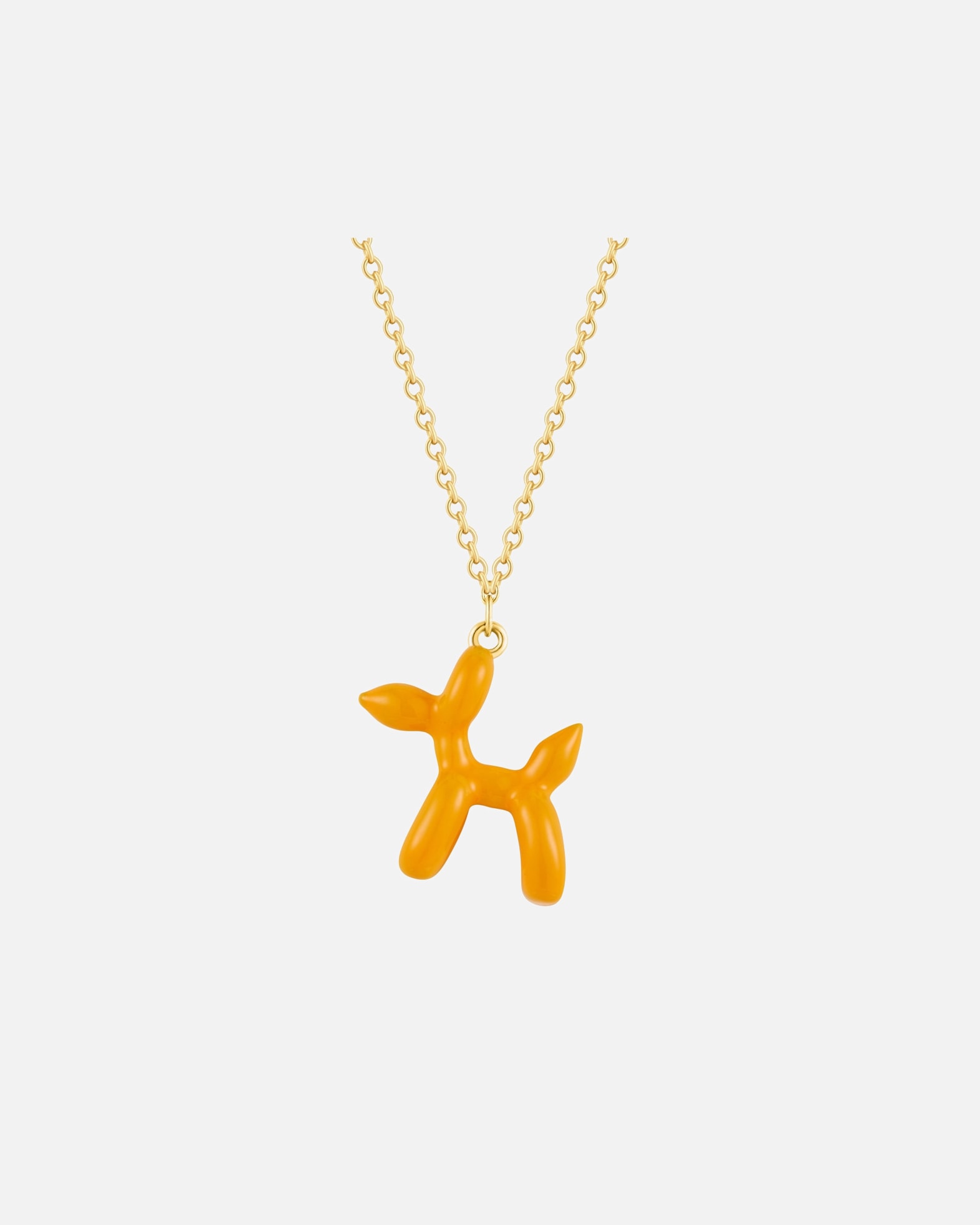 Collier pour Femme Glanzstücke München Chaîne Chien ballon en Argent sterling en Or jaune 40,0 cm Basiskette + 5,0 cm Verlängerung