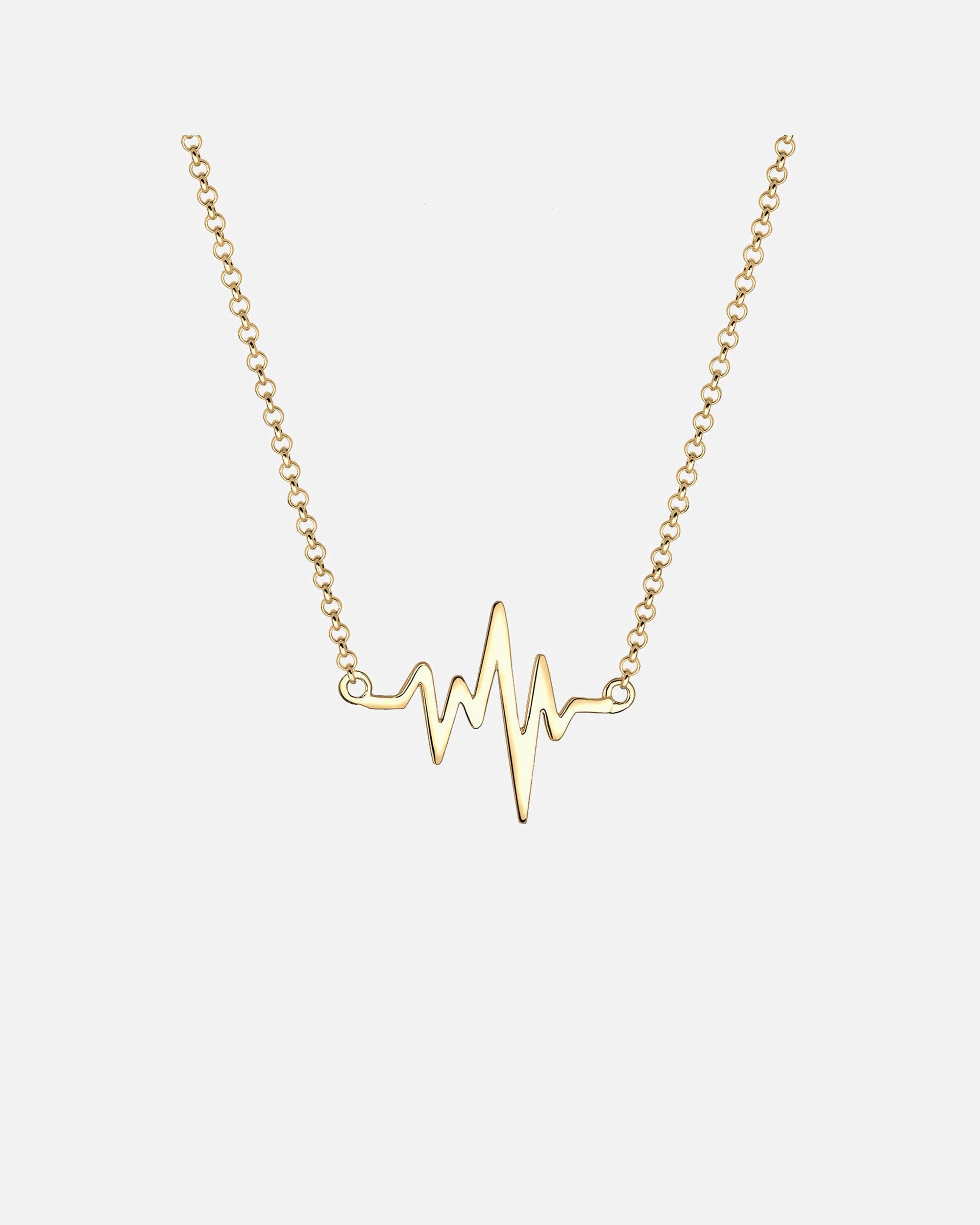 Collier pour Femme Elli Géo battement de coeur Love 925 Argent goldfarben