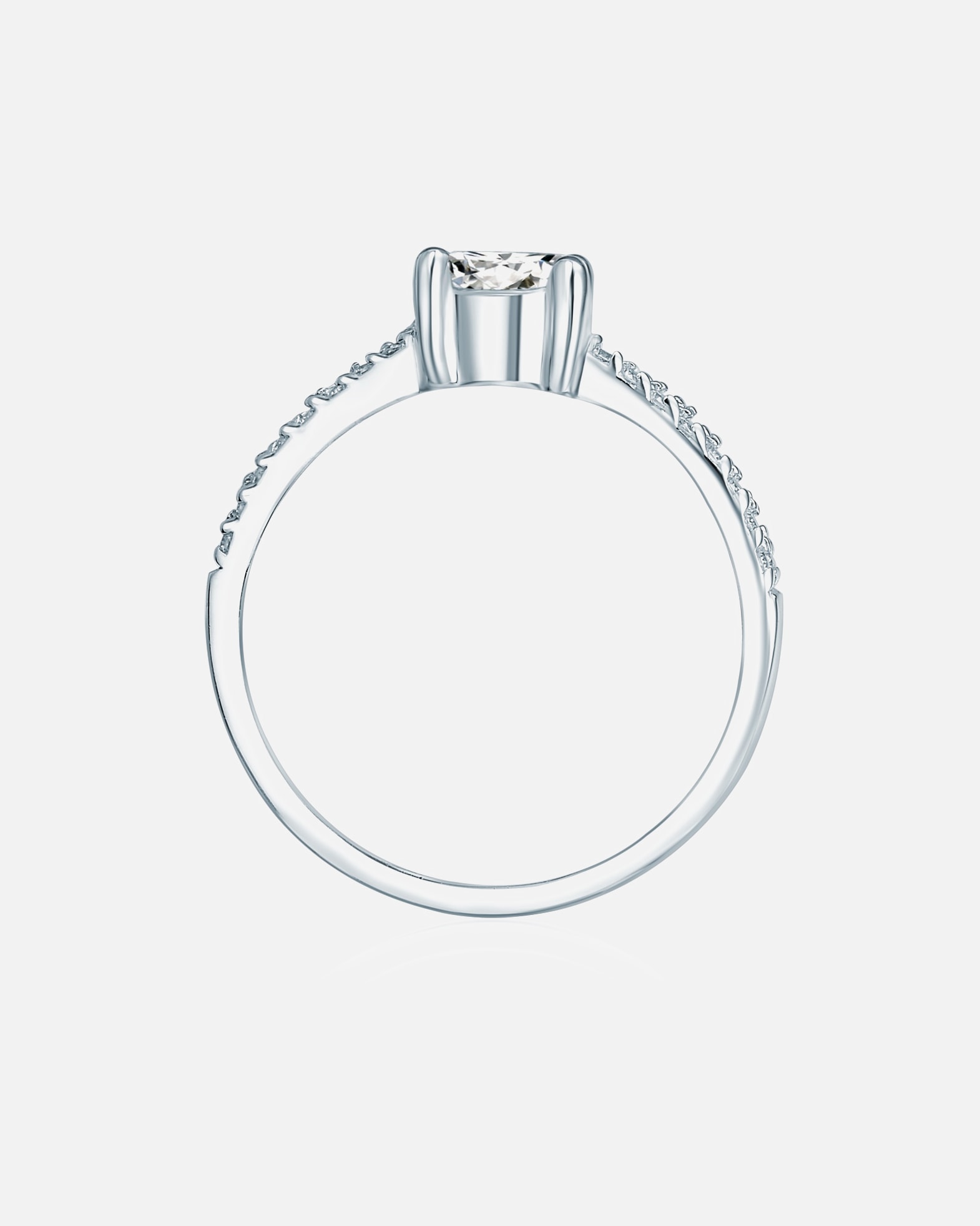 Bague pour Femme Trilani Bague en Argent sterling en Argent 59
