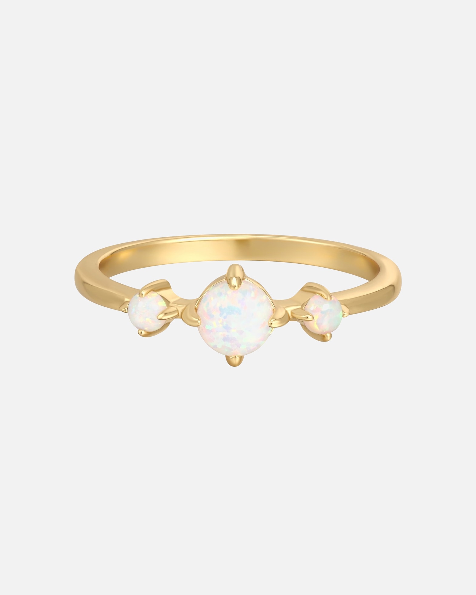 Bague pour Femme Rafaela Donata Bague en Argent sterling en Or jaune 56