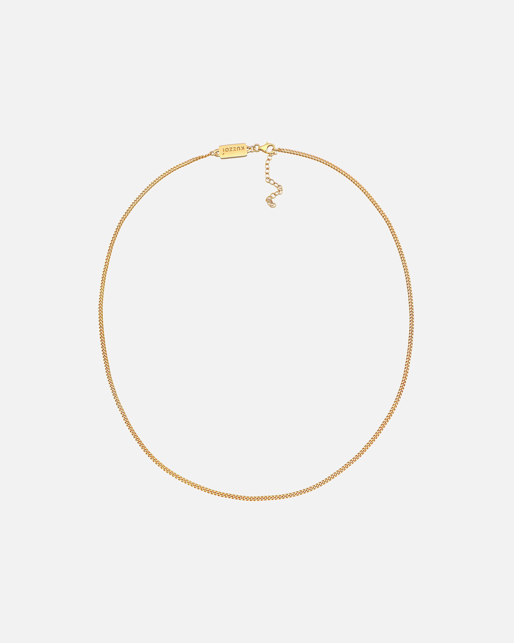 Collier pour Homme Chaîne panzer pour hommes Basique fine Argent 925 50