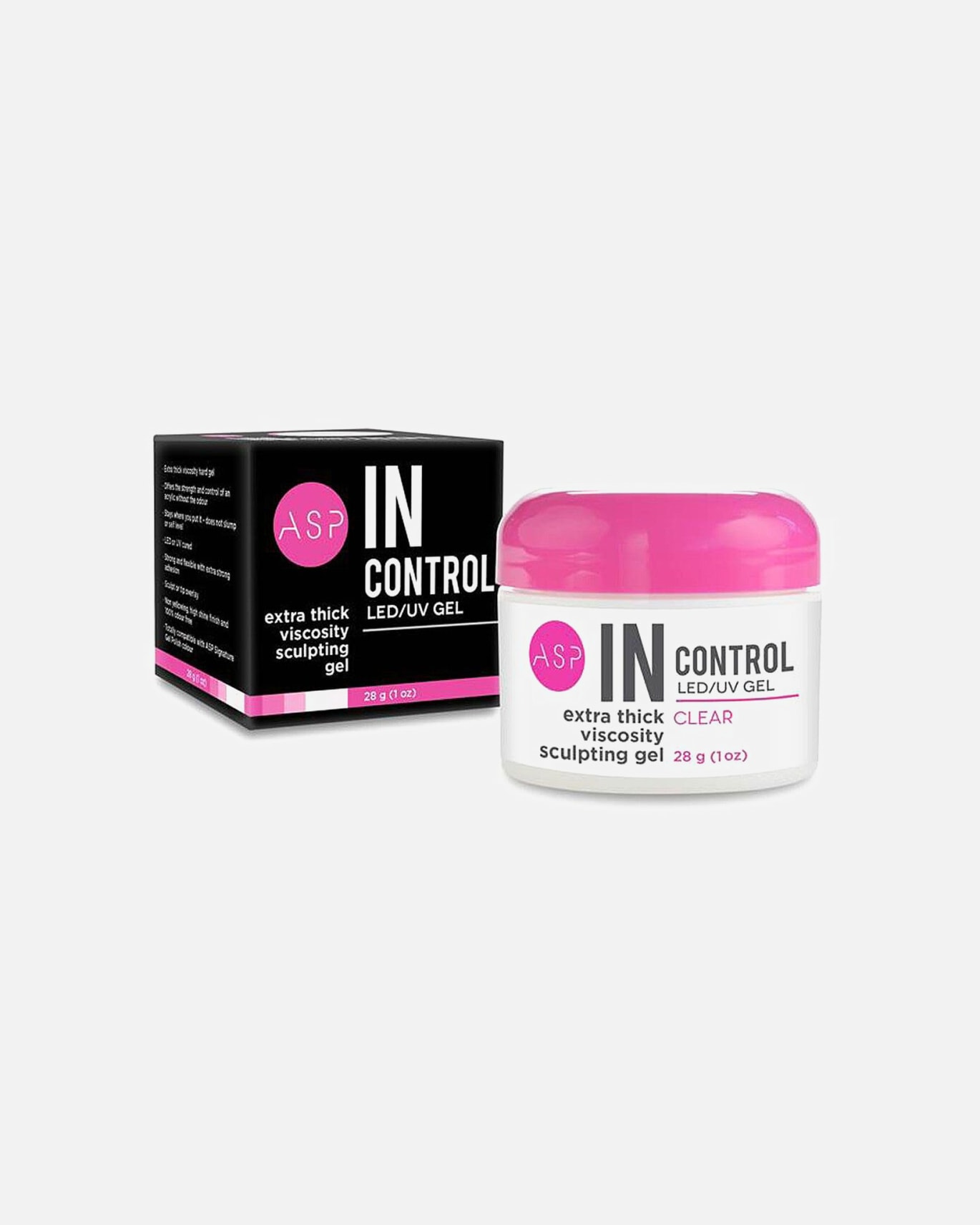 Vernis à ongles UV pour Unisexe ASP Default Brand Line Gel LED/UV In Control - Transparent 28 g