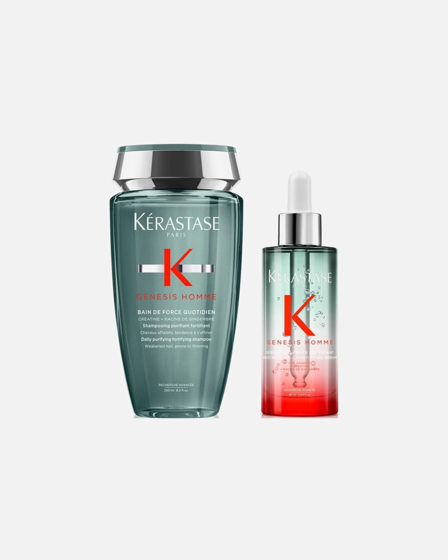 Coffret soin cheveux pour Homme Kérastase Genesis HOMME Coffret 1 Serum (Bain de Force/ Serum Anti-Chute Homme) 1 pièce