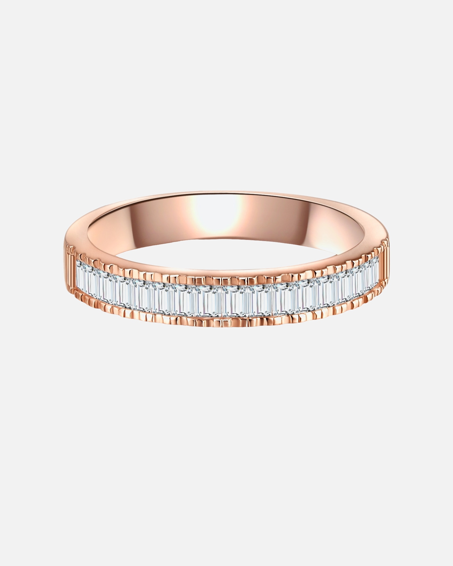 Bague pour Femme Glanzstücke München Bague en argent Argent sterling Oxyde de zirconium (CZ) en Or rose 52