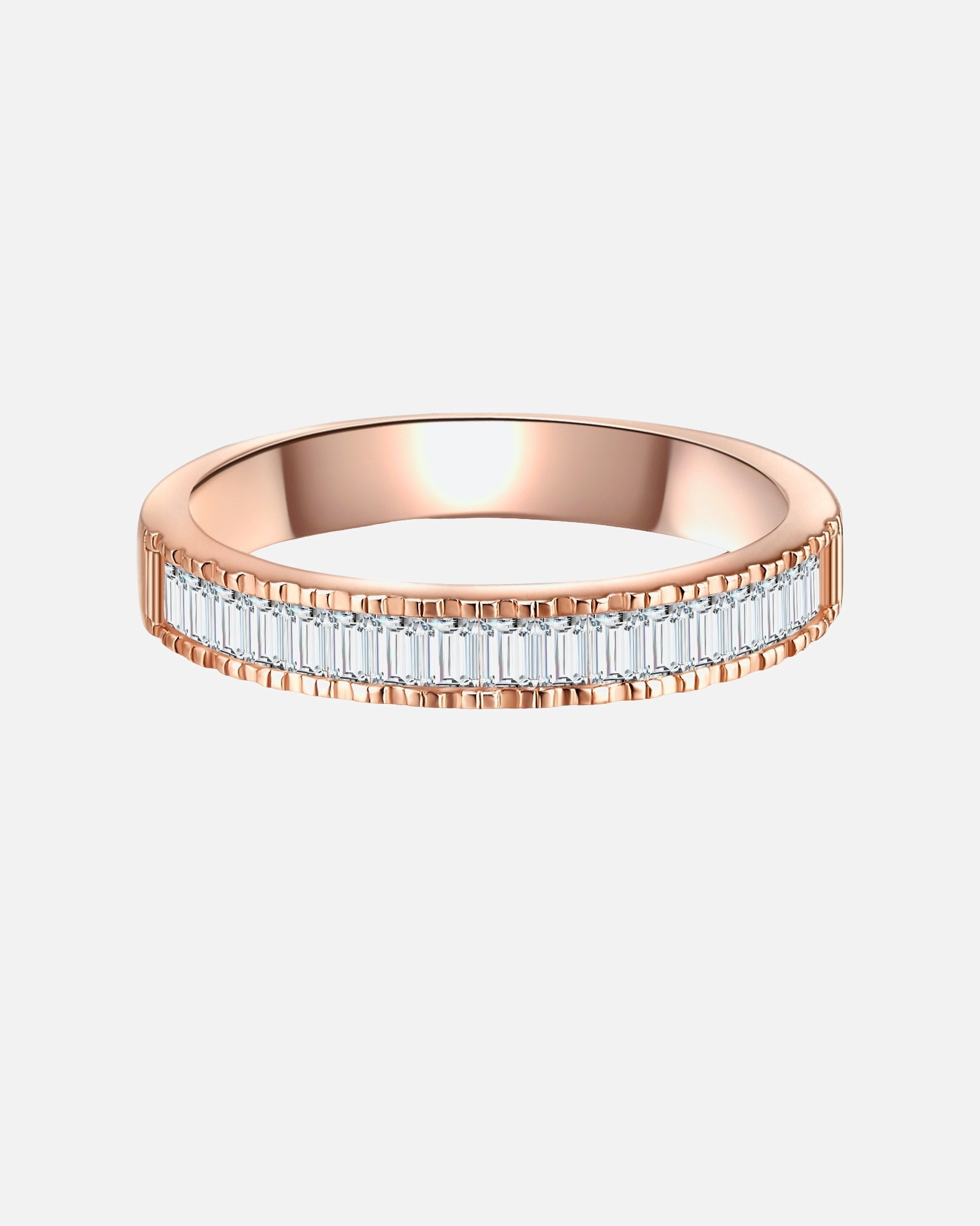 Bague pour Femme Glanzstücke München Bague en argent Argent sterling Oxyde de zirconium (CZ) en Or rose 48
