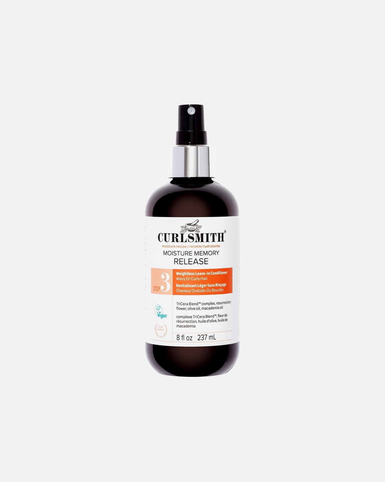 Spray cheveux pour Unisexe Curlsmith Default Brand Line Moisture Memory Reactivator 237 ml