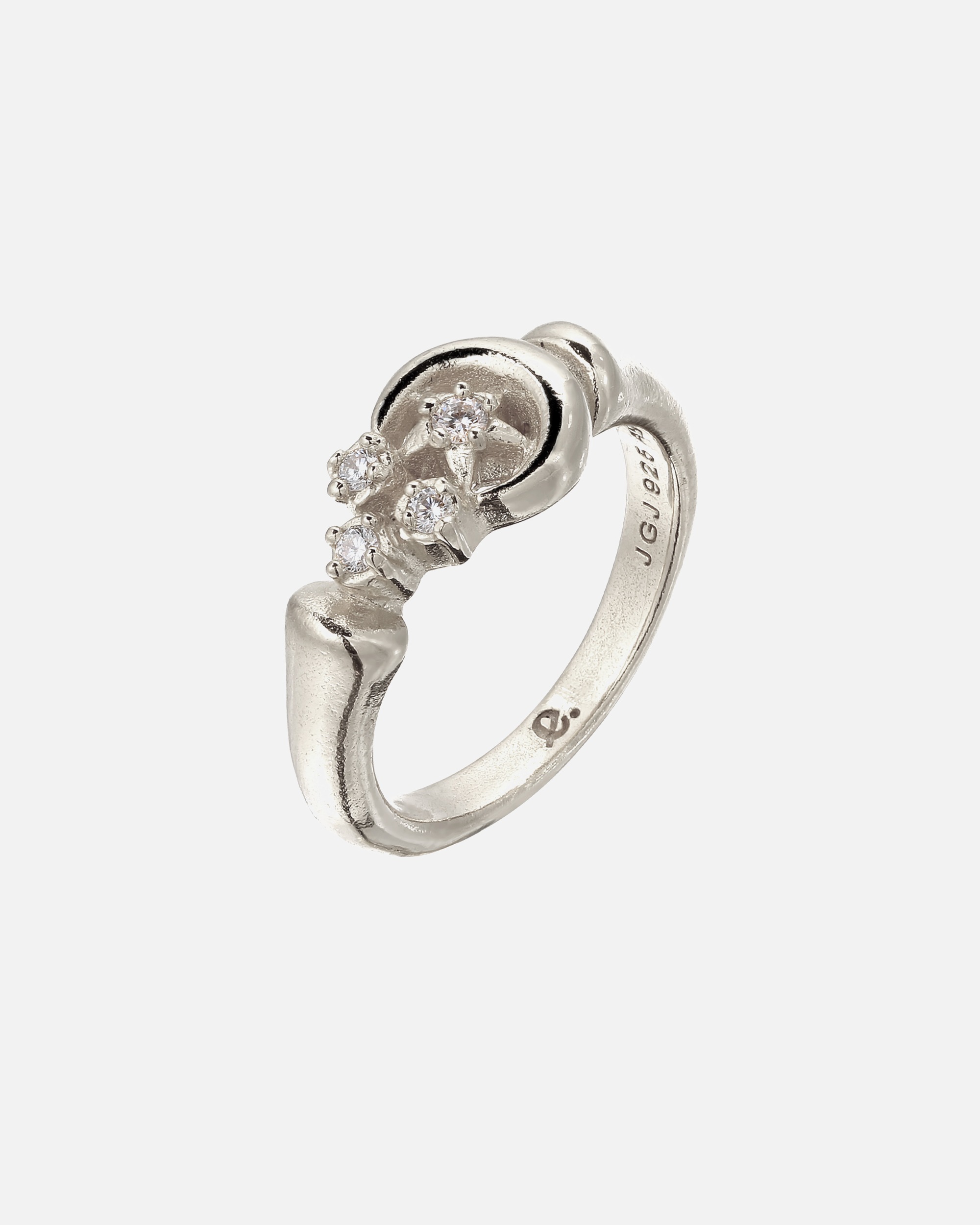 Bague pour Femme Elli PREMIUM Bague Étoile Topaze Blanc 925 Sterling Silver 54