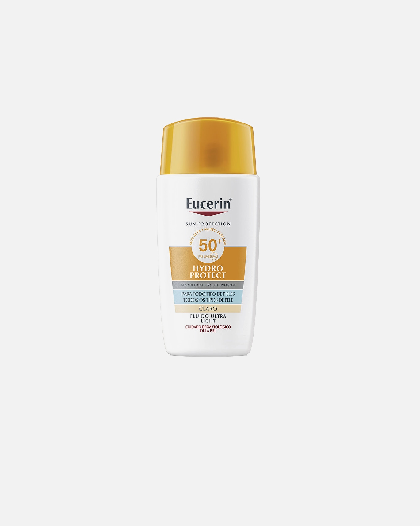 Crème solaire pour Unisexe Eucerin Fluide teinté SUN PROTECTION HYDRO PROTECT SPF50+ 50 ml