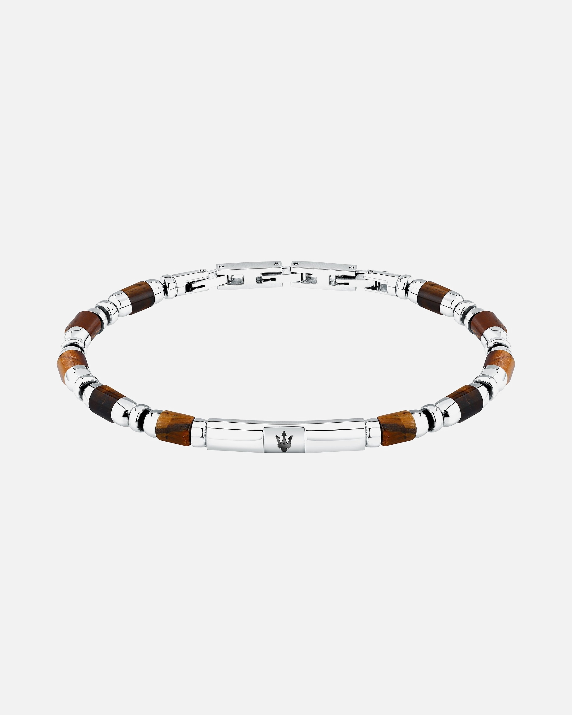 Bracelet pour Homme Maserati Bracelets brun, argent
