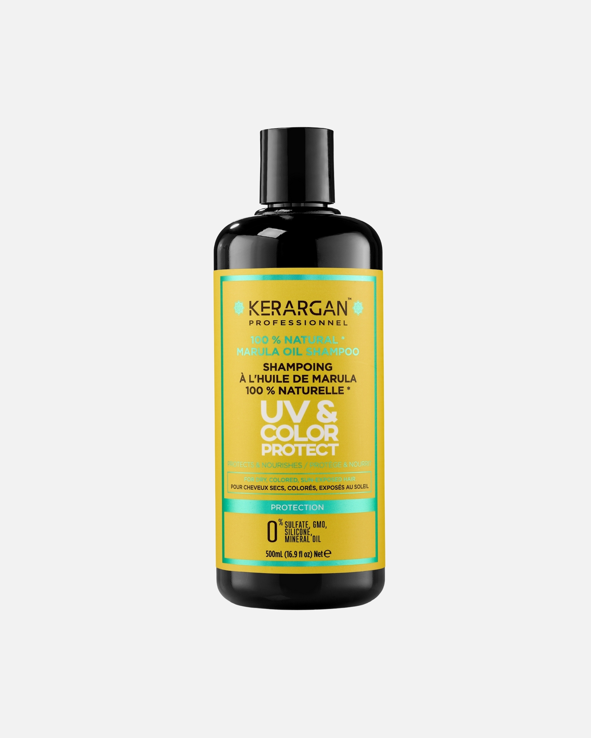Shampooing pour Unisexe Kerargan Kerargan - Shampoing Protecteur UV & Couleur à l'Huile de Marula - 500ml Kerargan - Shampoing Protecteur UV & Couleur à l'Huile de Marula - 500ml