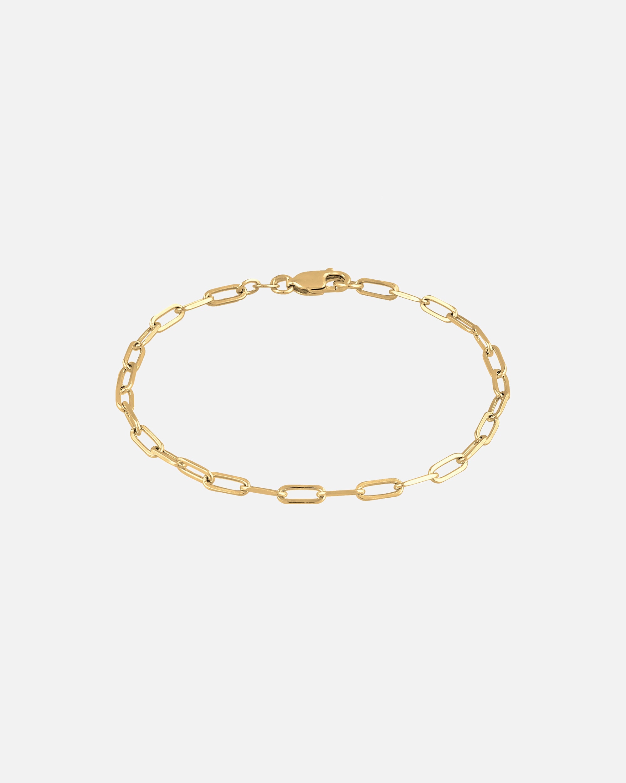 Bracelet pour Femme Elli Femmes maillons Ovale Basic Chain Blogueur tendance en argent sterling 925 16