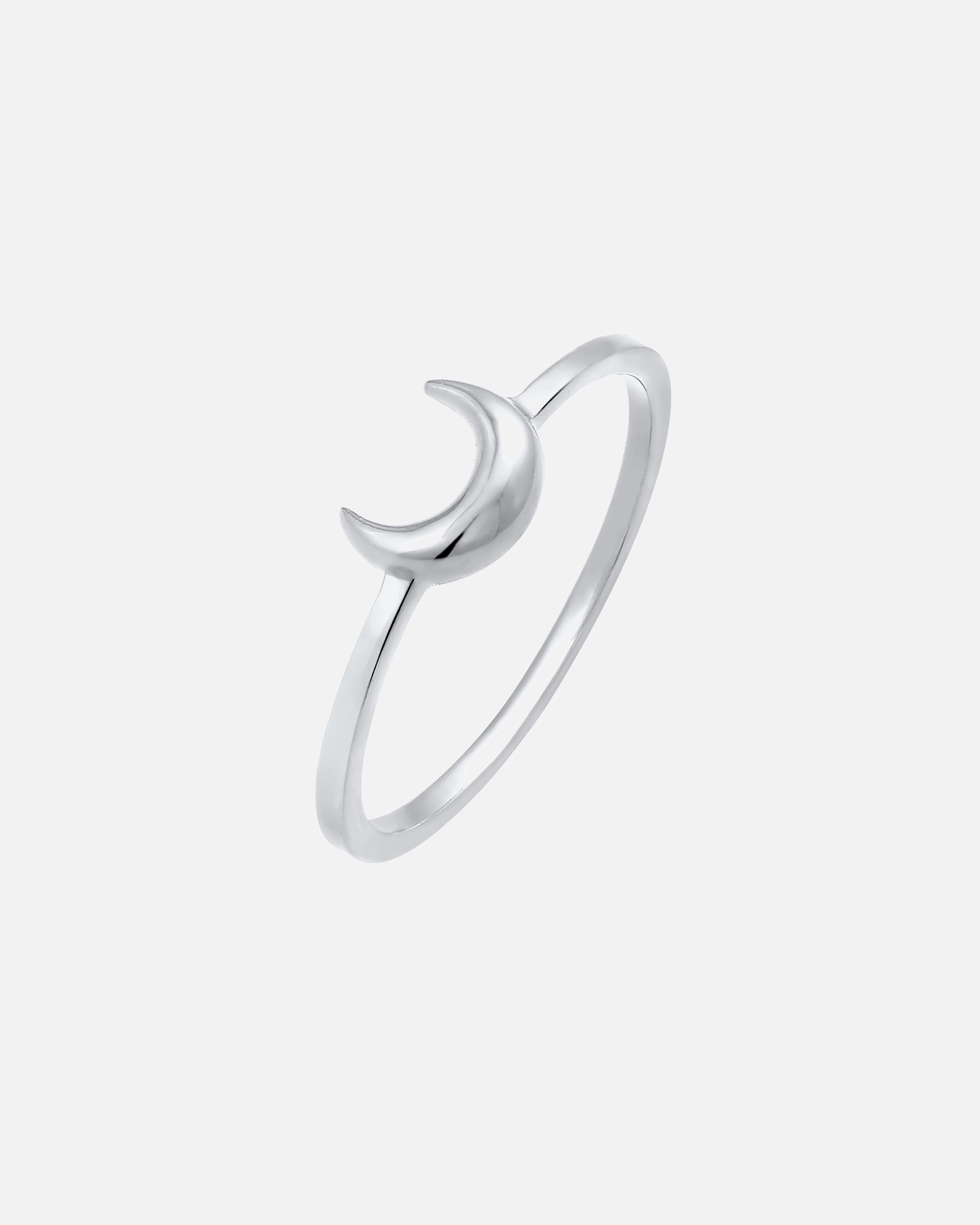 Bague pour Femme Elli Femme Half Moon Astro Basic Trend en argent sterling 925 plaqué or 58