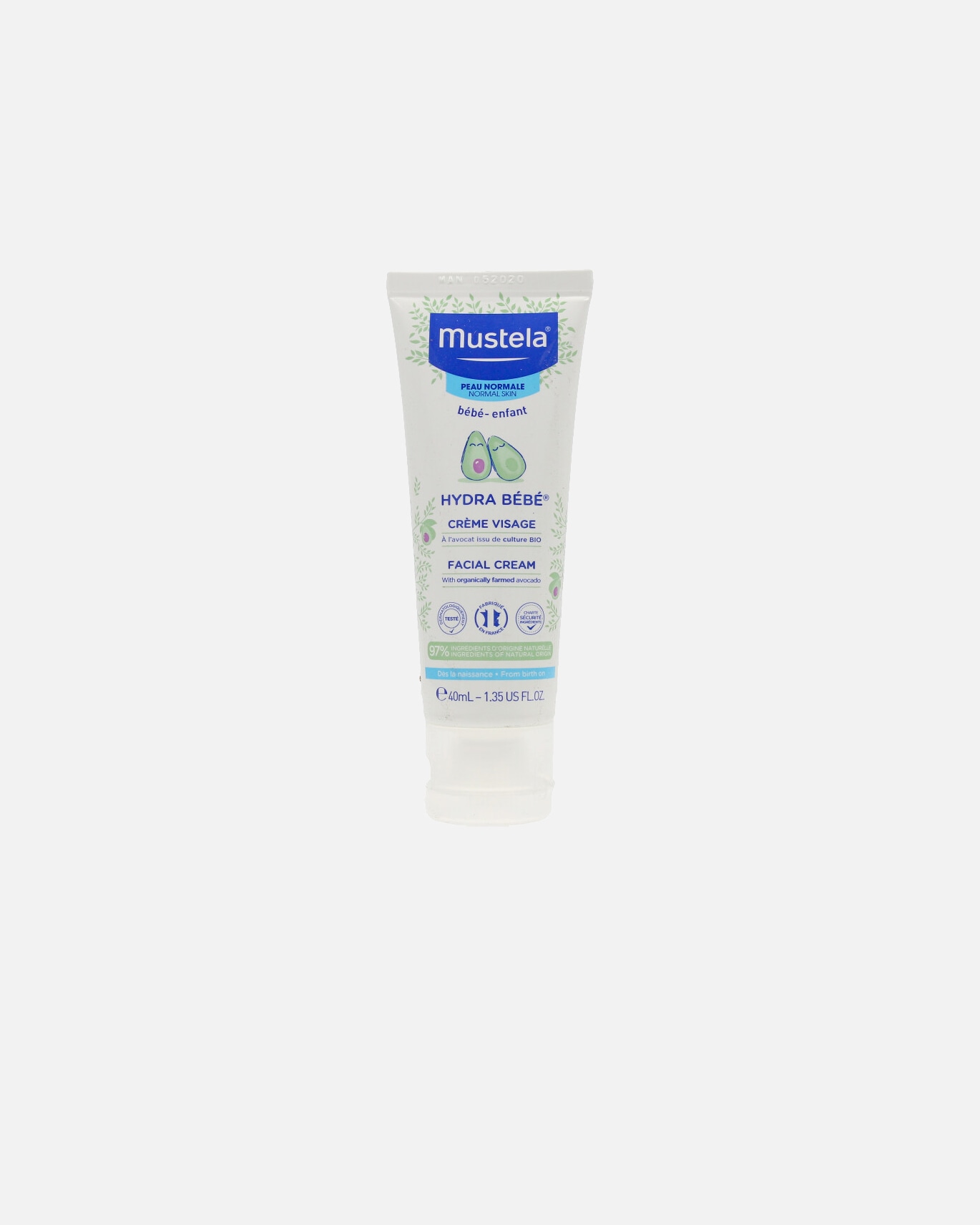 Crème bébé pour Unisexe Mustela Hydra Bebe Facial Cream - Normal Skin 40 ml