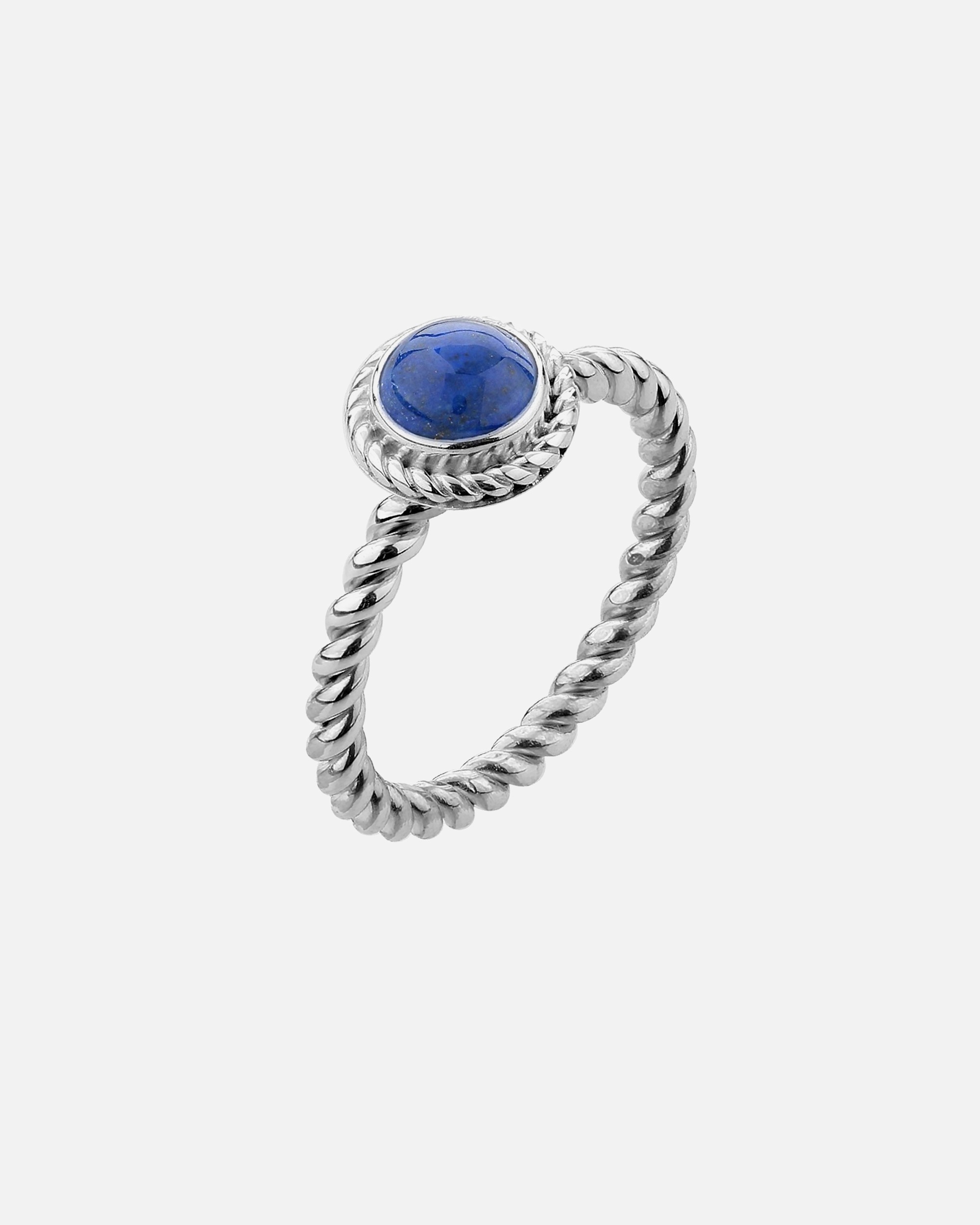 Bague pour Femme Nenalina Lapis Lazuli pierres précieuses septembre boho 925 Argent 52
