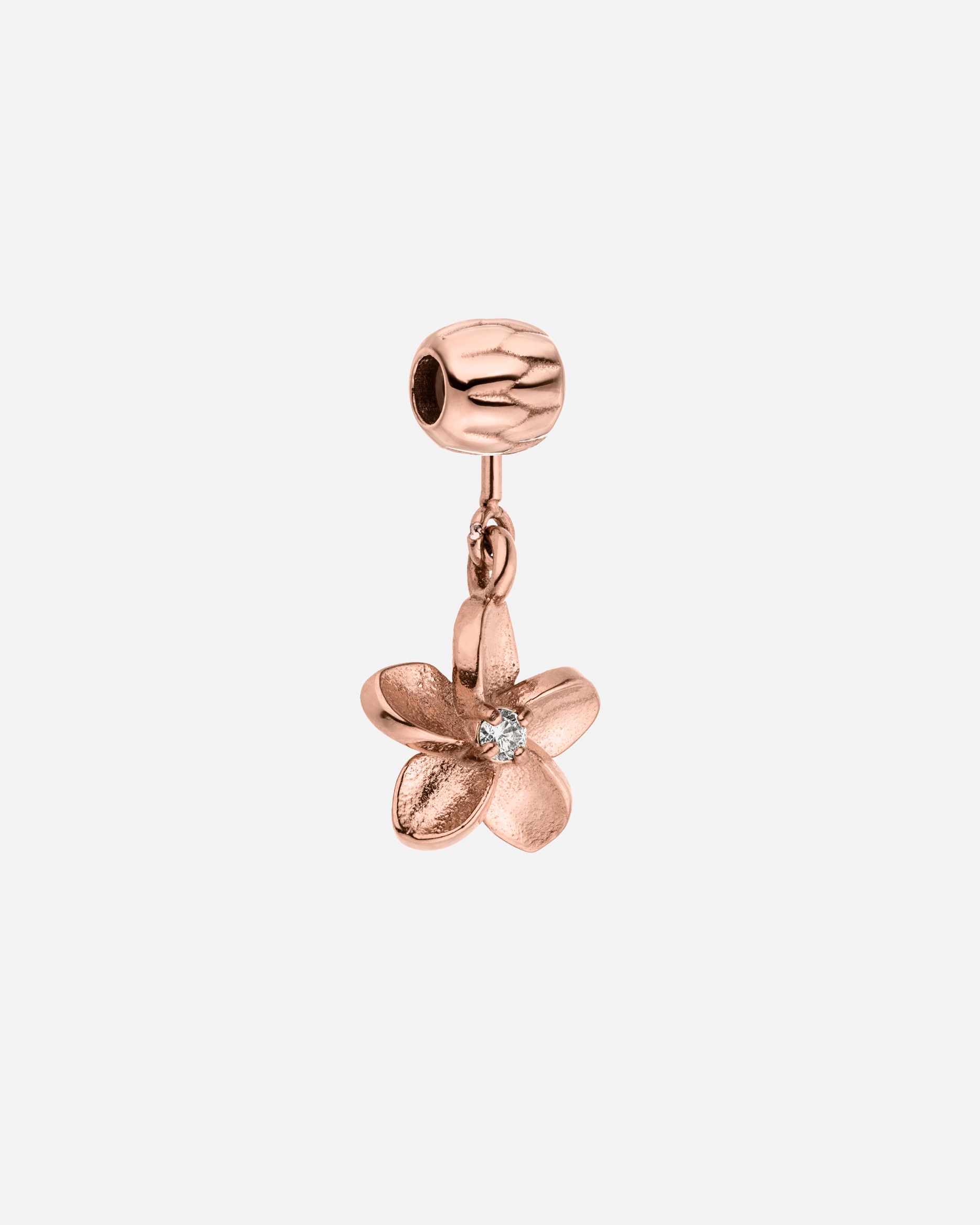 Pendentif pour Unisexe Purelei LEI Plumeria Breloque 100% acier inoxydable Or Rose
