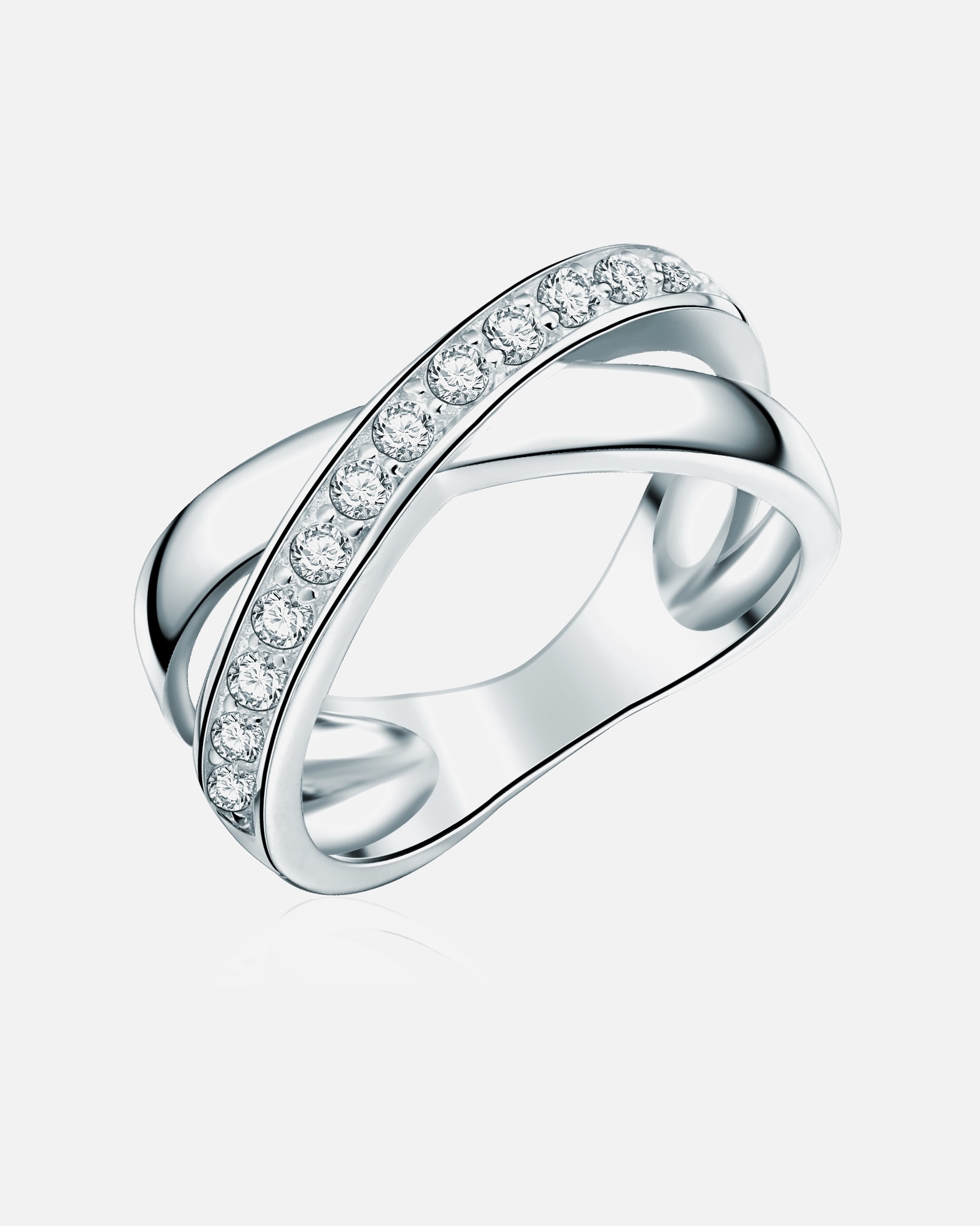 Bague pour Femme Rafaela Donata Bague en argent Argent sterling Oxyde de zirconium (CZ) en Argent 52