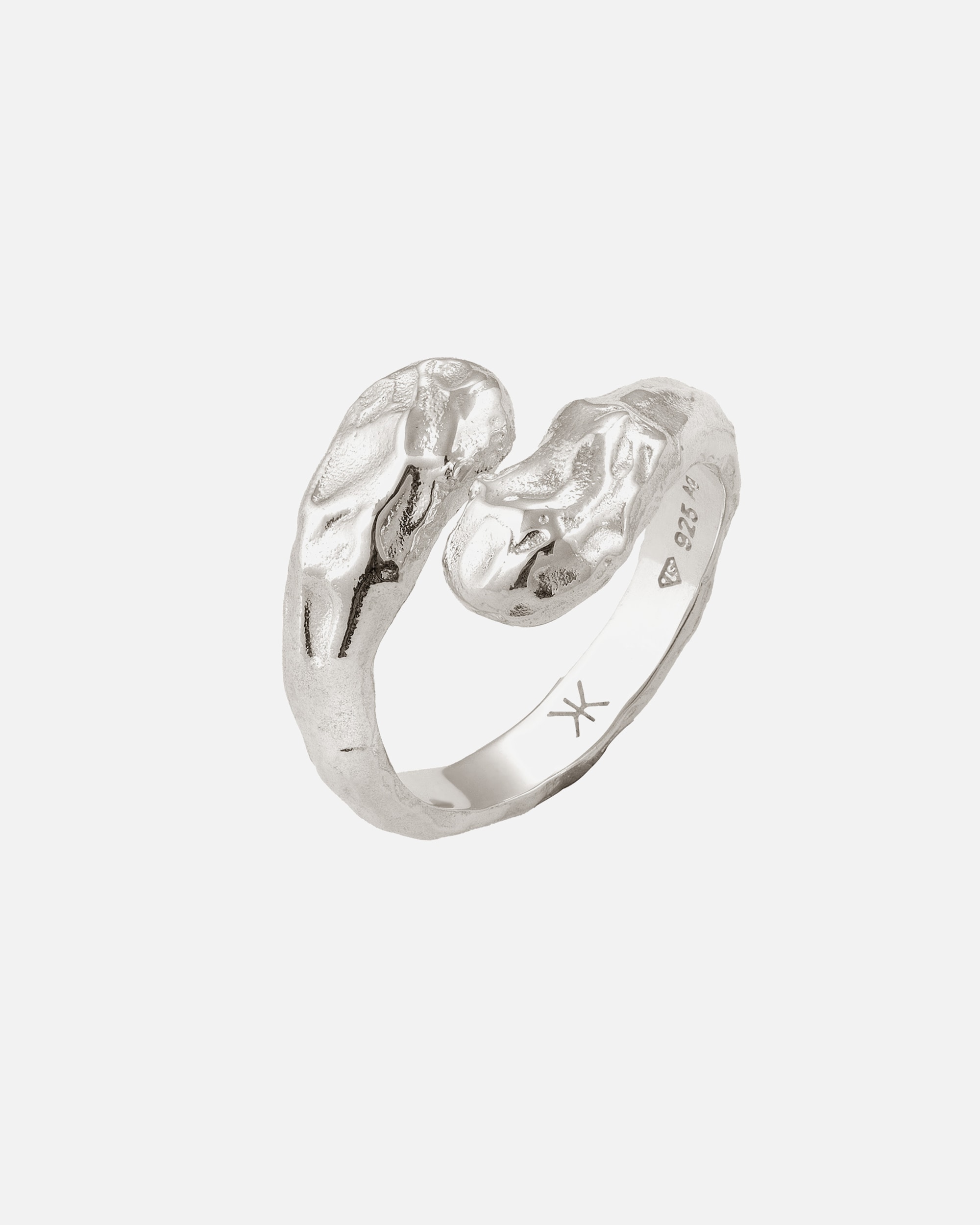 Bague pour Homme KUZZOI Bague argent homme 925 Sterling Silver 62