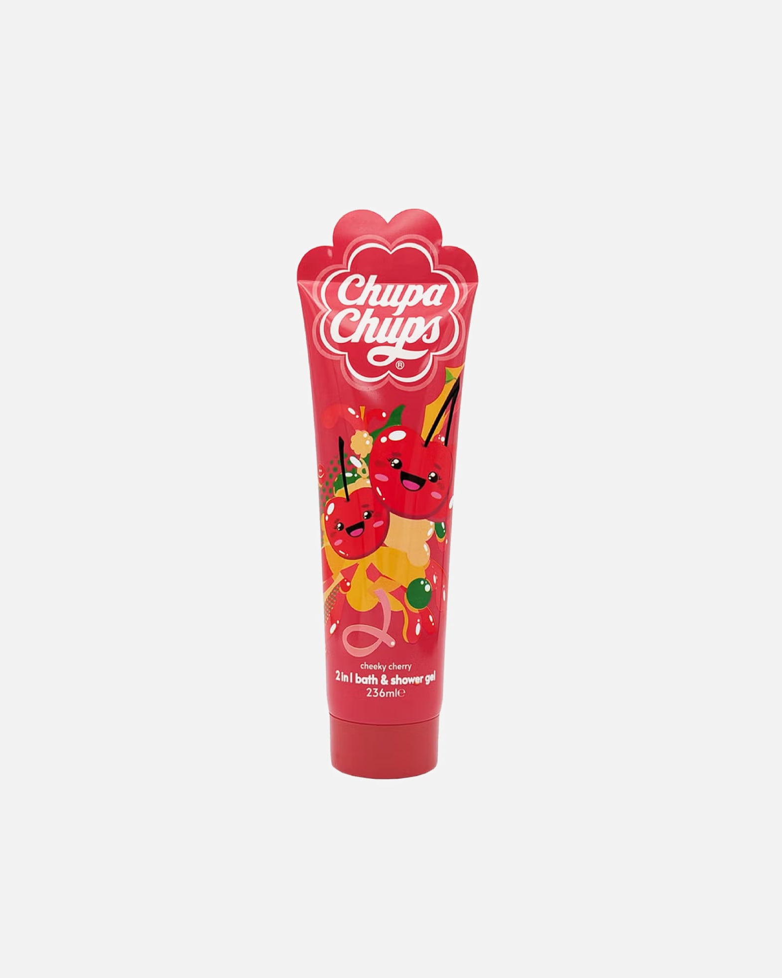Gel douche bébé pour Unisexe Chupa Chups Gel douche 2 en 1 Cheeky Cherry Cheeky Cherry - 236 ml