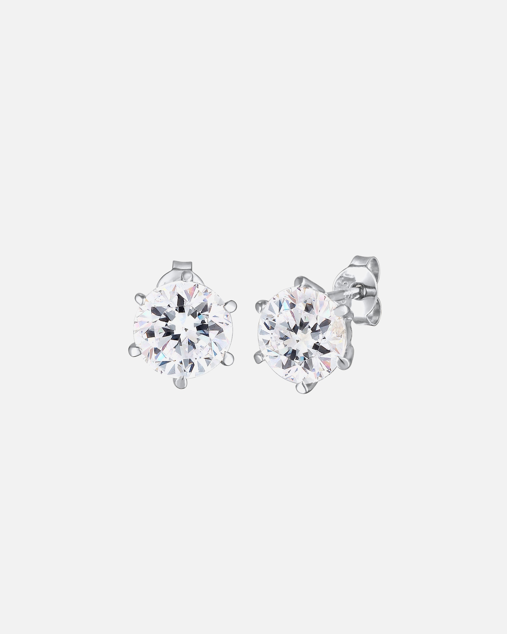 Boucles d'oreilles pour Femme Elli Clous d'oreilles Cristaux de verre Blanc 925 Sterling Silver silberfarben