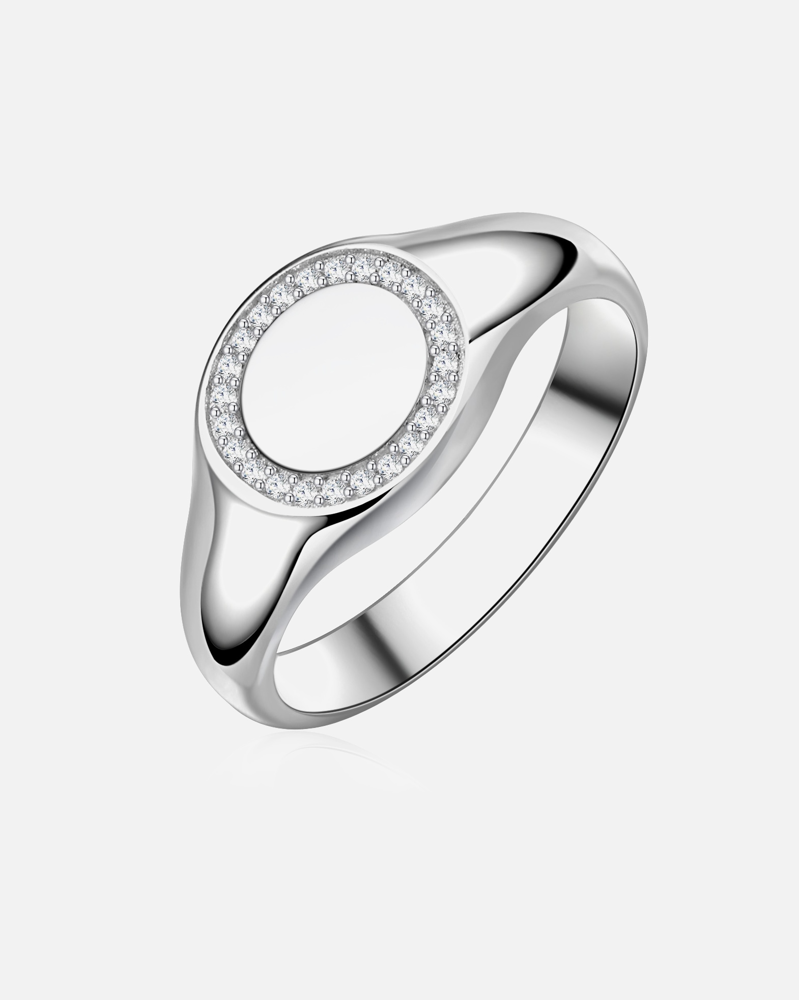 Bague pour Femme Glanzstücke München Bague en argent Argent sterling Oxyde de zirconium (CZ) en Argent 58