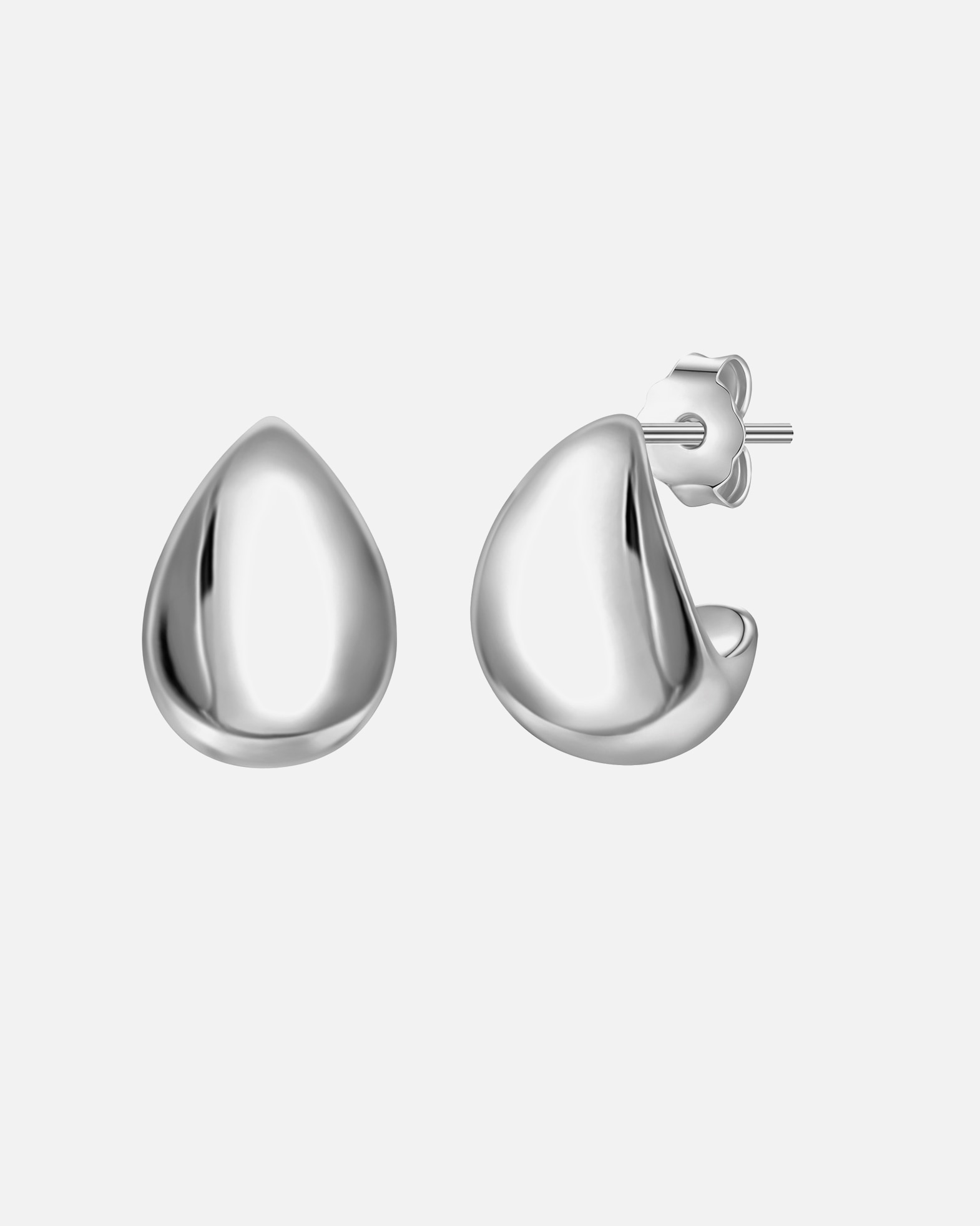 Boucles d'oreilles pour Femme Glanzstücke München Boucles d'oreilles en argent sterling en argent 11,4 mm