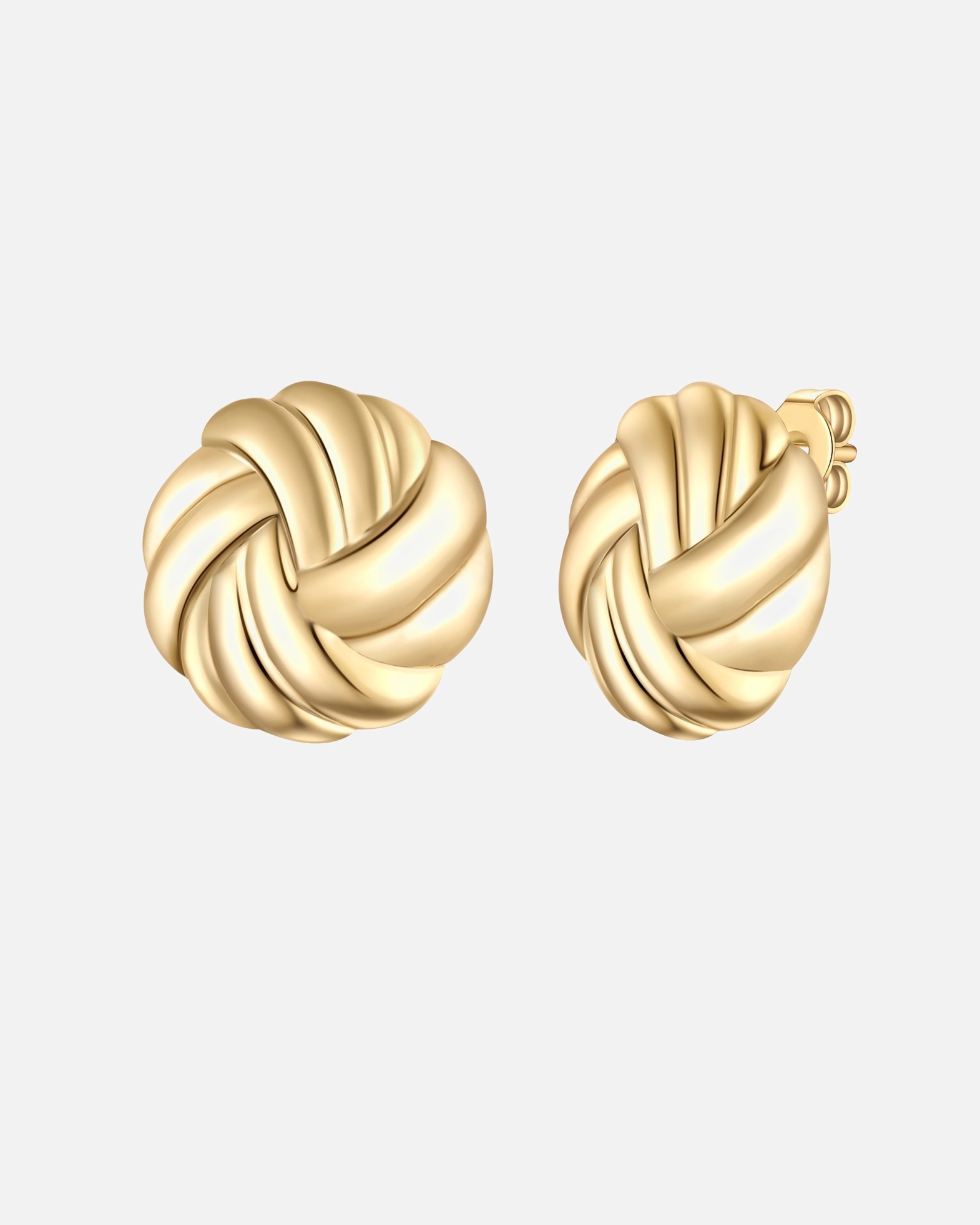 Boucles d'oreilles pour Femme Boucles d'oreilles en alliage de métal doré 16,5 mm