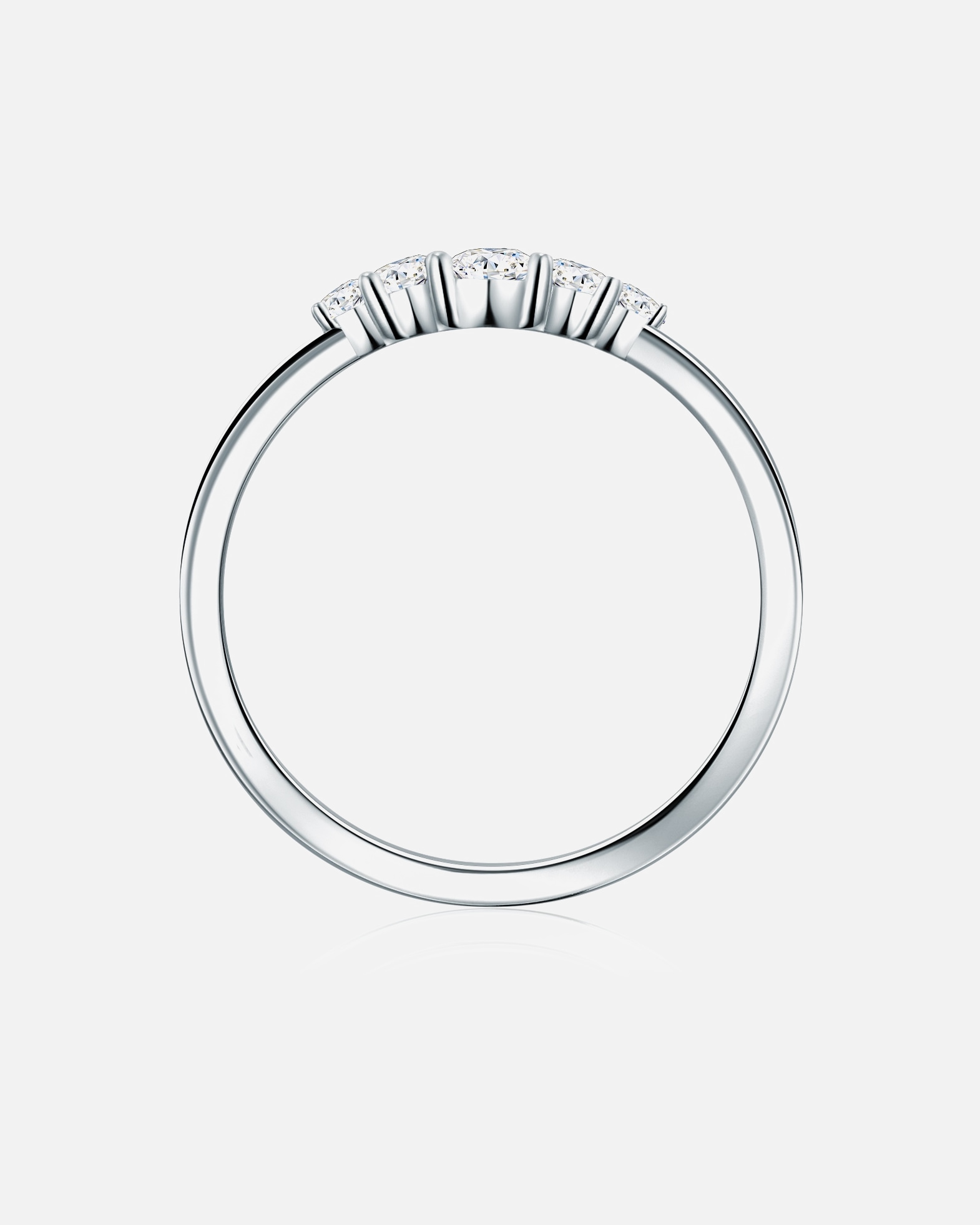 Bague pour Femme Trilani Bague en argent Argent sterling Oxyde de zirconium (CZ) en Argent 50