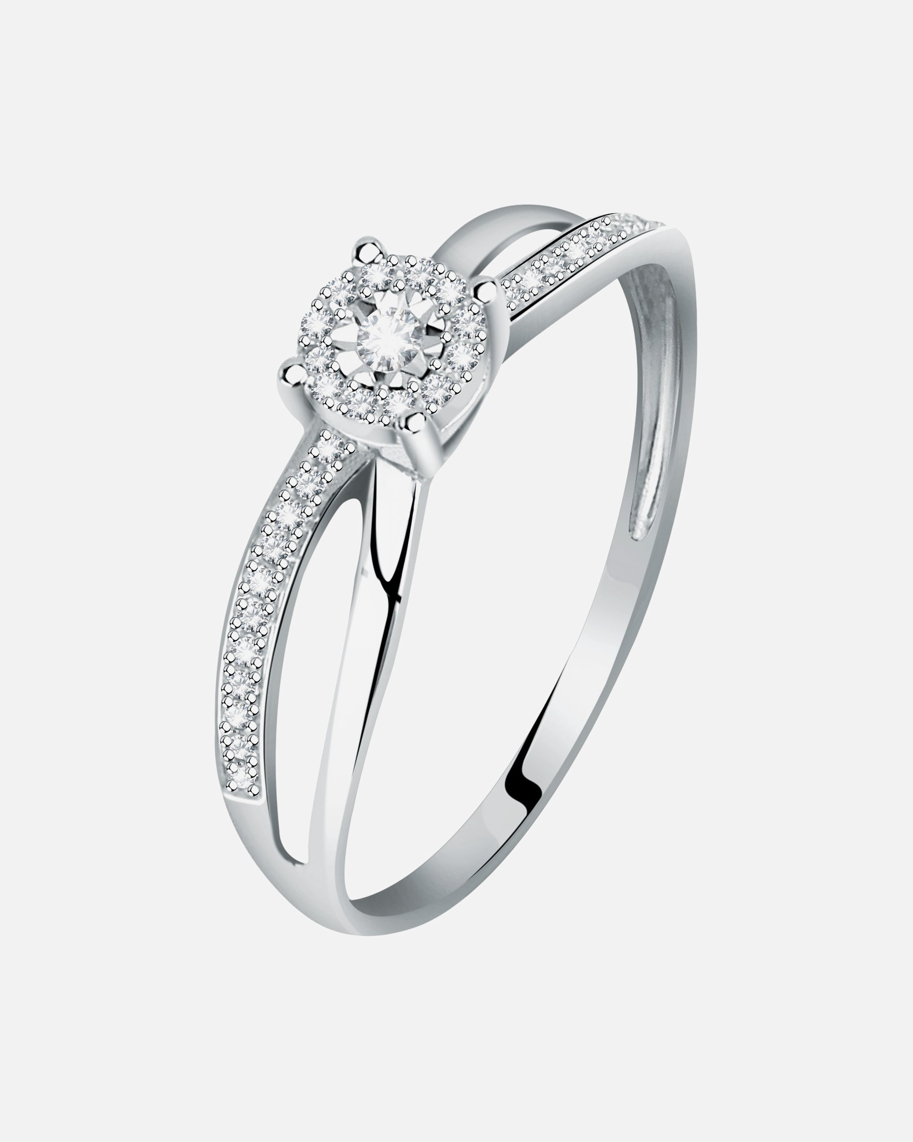 Bague pour Femme CHRIST Bagues or blanc 58