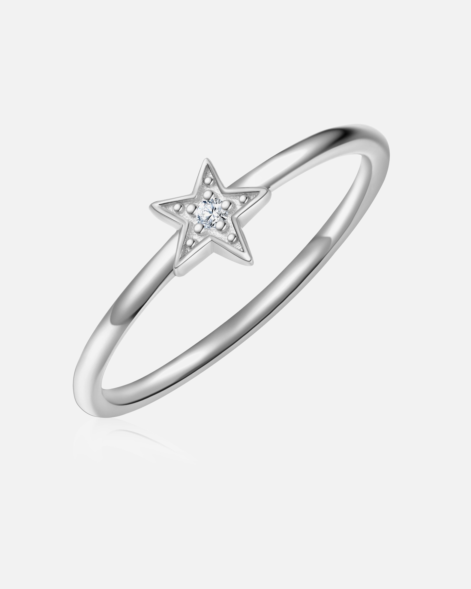 Bague pour Femme Glanzstücke München Bague Étoilé en Argent sterling en Argent 48