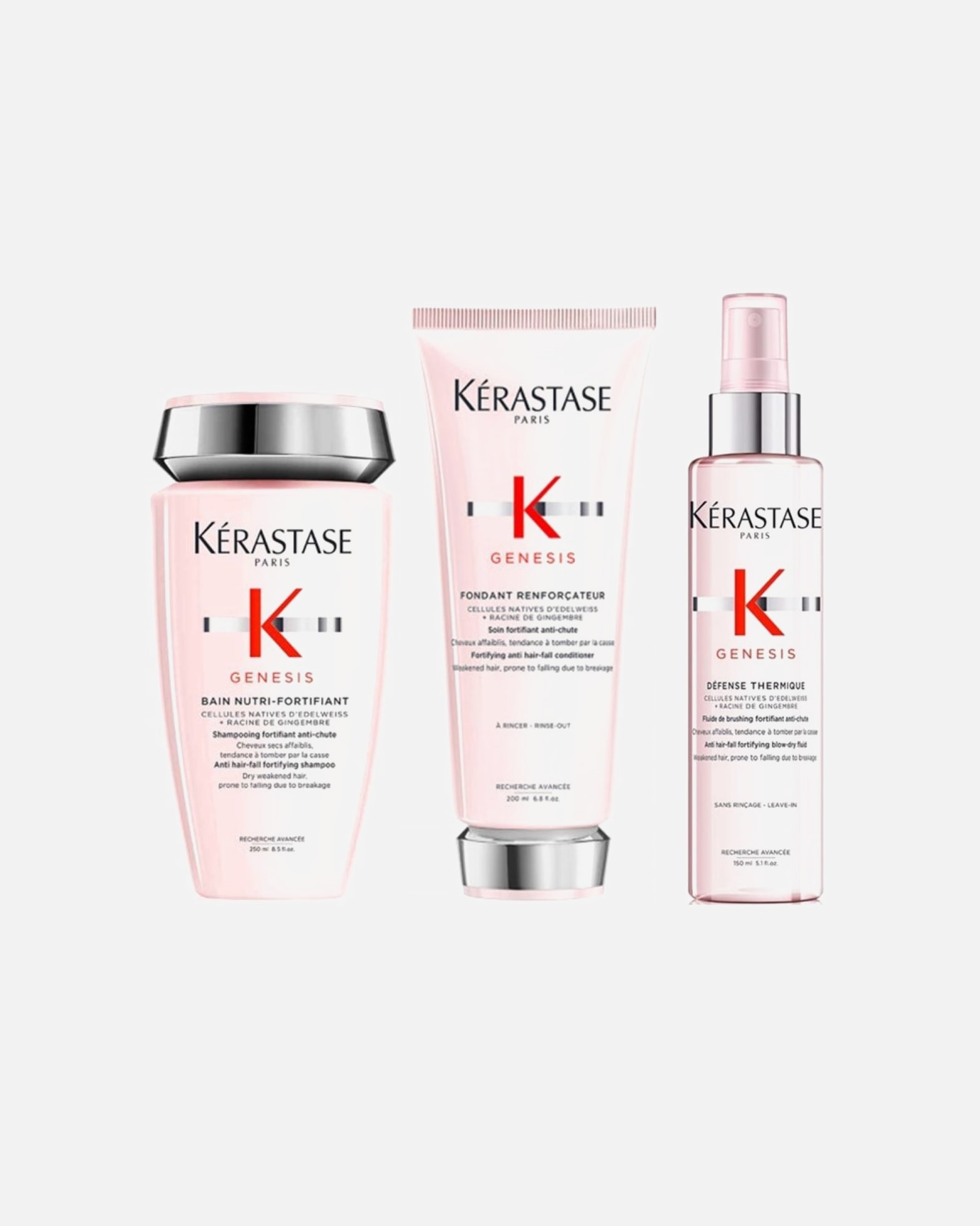 Coffret soin cheveux pour Femme Kérastase Genesis Coffret NUTRI Defense (Bain Nutri/ Fondant / Defense Thermique) 1 pièce