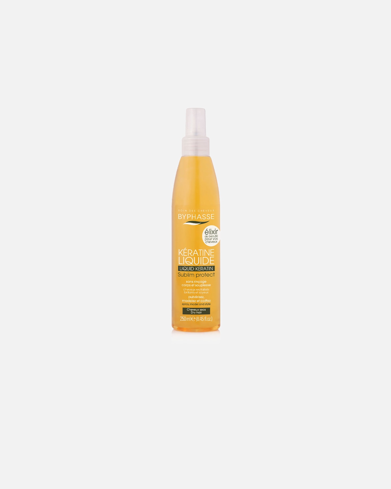 Lissage des cheveux pour Femme Byphasse SUBLIM PROTECT kératine liquide 250 ml