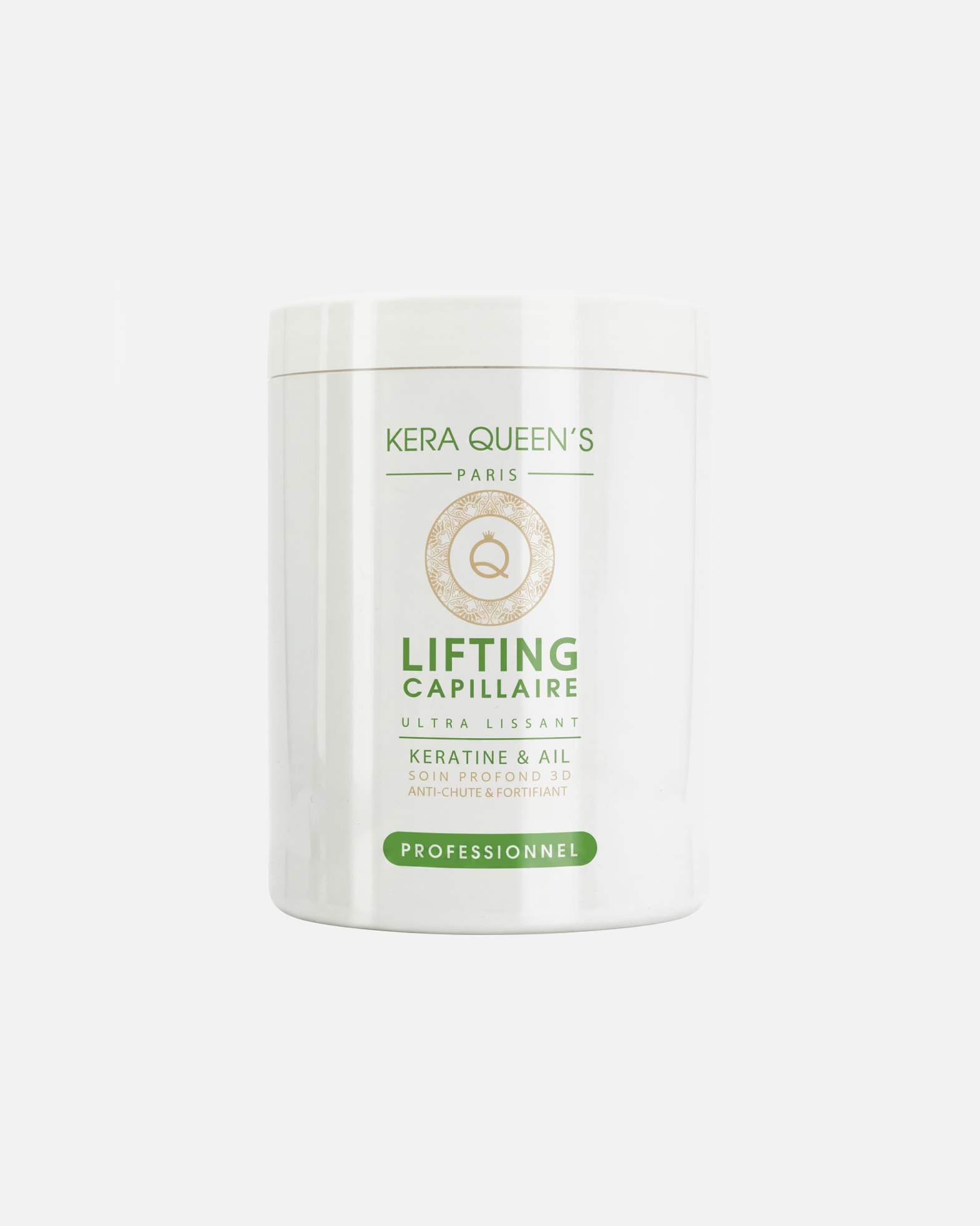Soin sans rinçage pour Unisexe Kera Queen's Default Brand Line Masque Lifting Kératine & Ail Kératine & Ail - 1000 ml