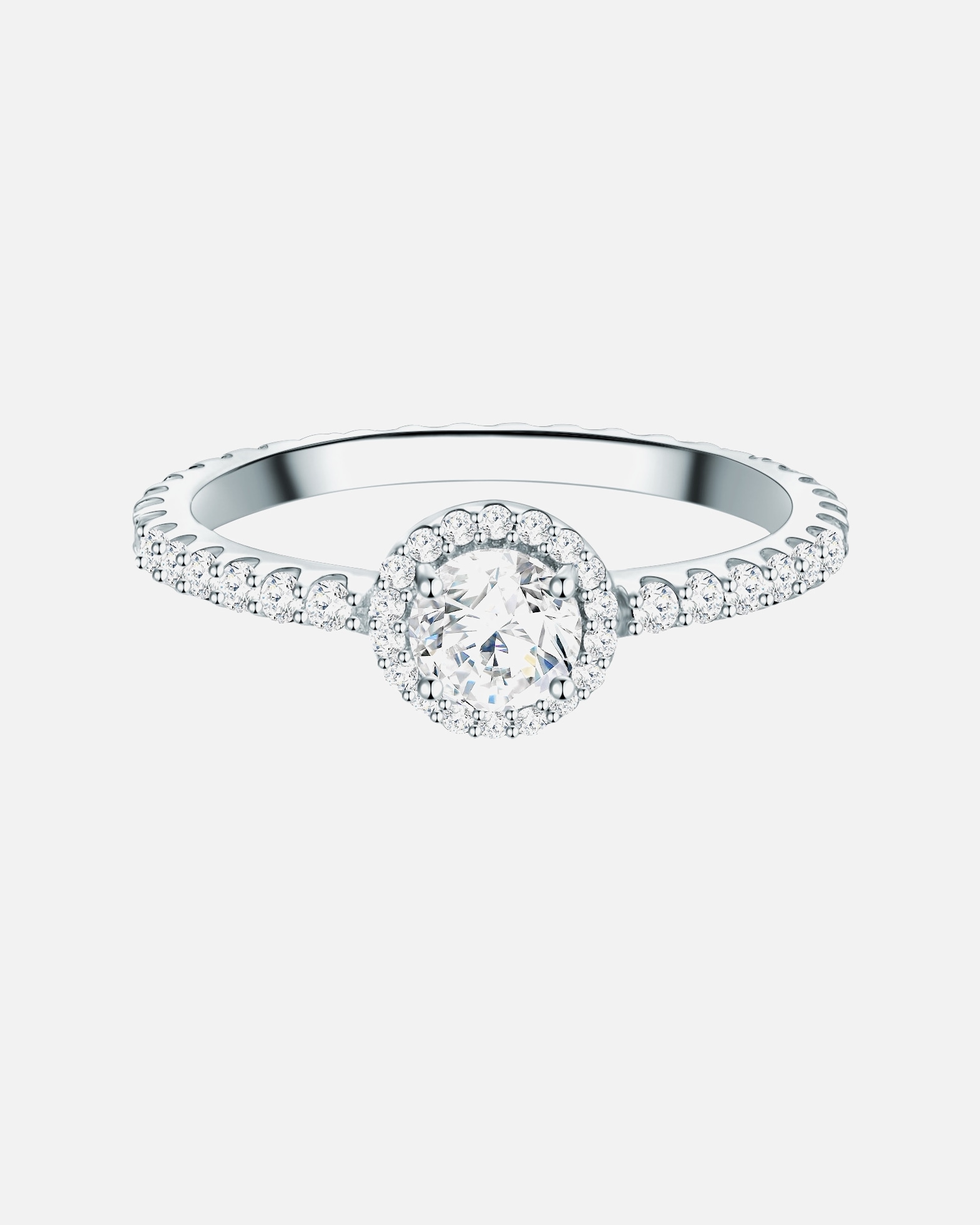 Bague pour Femme Trilani Bague en argent Argent sterling Oxyde de zirconium (CZ) en Argent 54