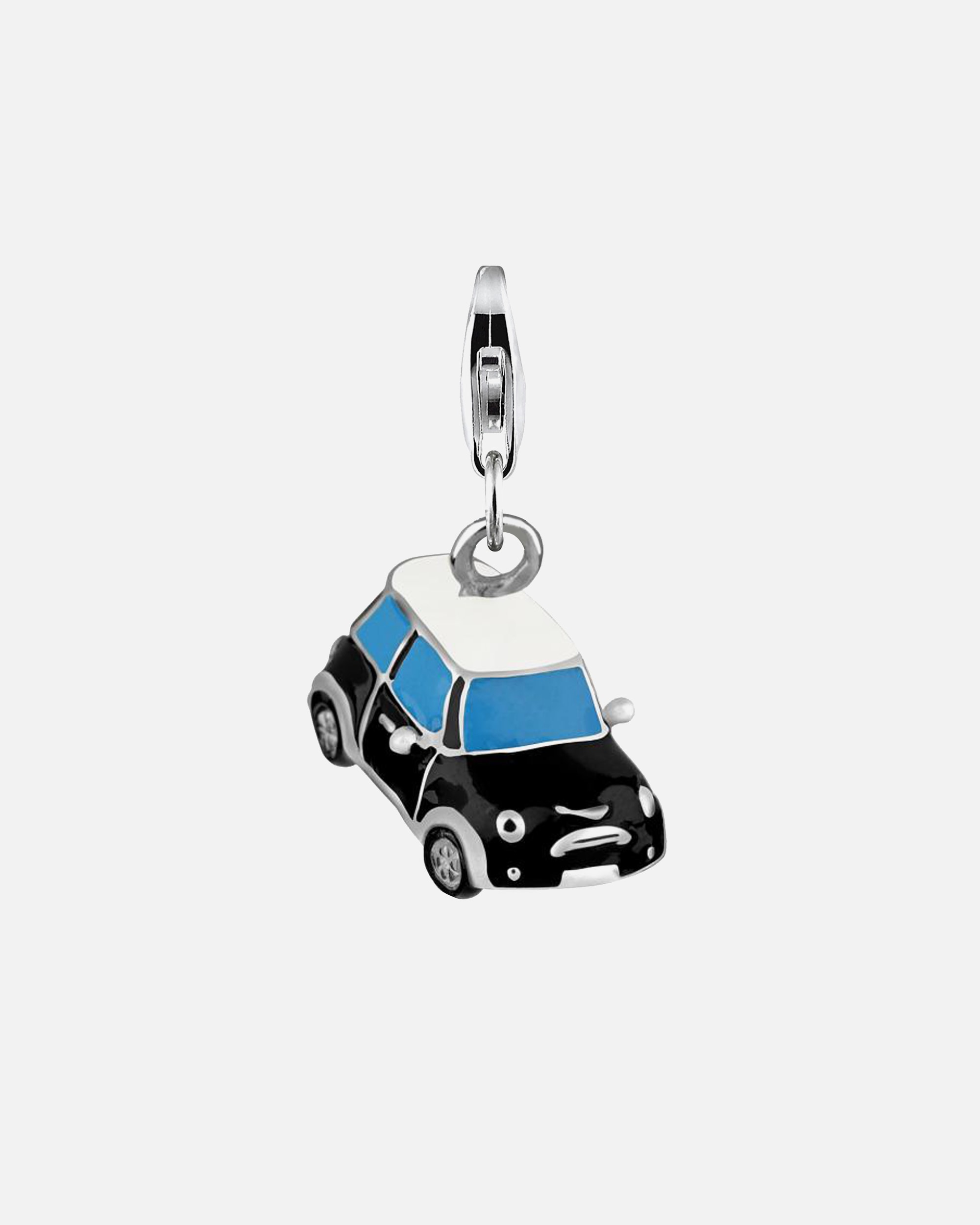 Pendentif pour Femme Nenalina Femmes Mini Cooper Pendentif voiture avec émail en argent sterling 925 silberfarben