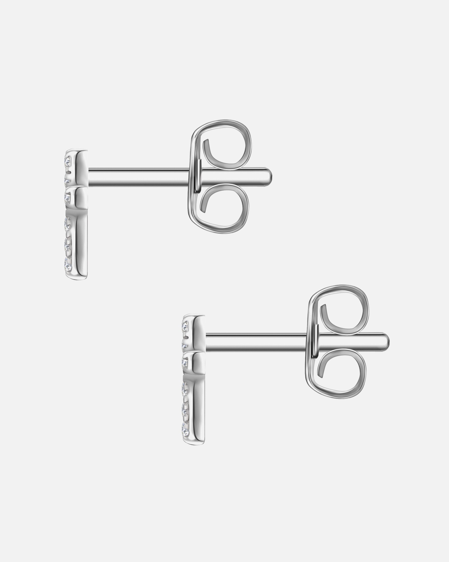 Boucles d'oreilles pour Femme Rafaela Donata Boucles d´oreilles Croix en Argent sterling en Argent 6,9 mm