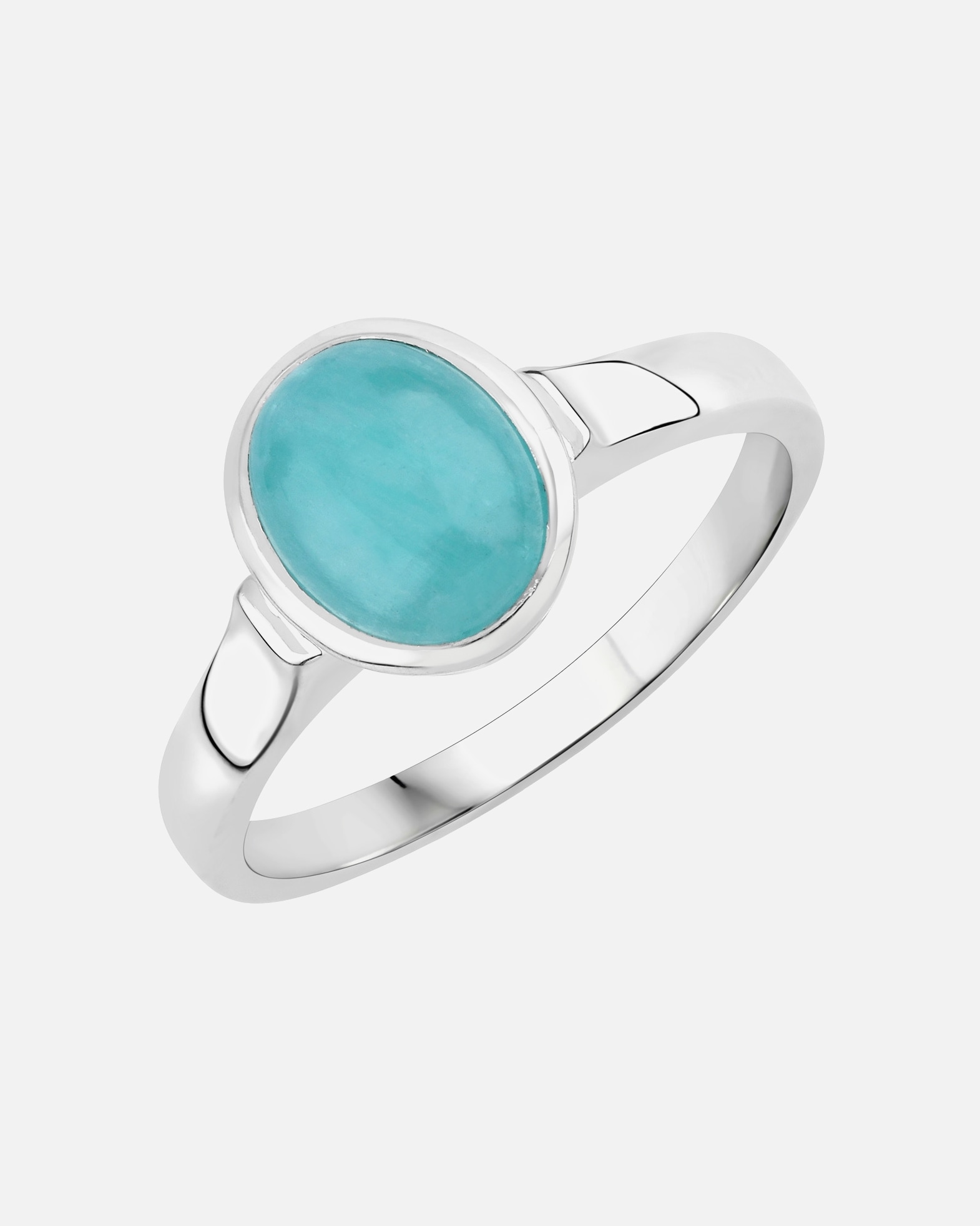 Bague pour Femme Rafaela Donata Bague Argent sterling Amazonite en Argent 56