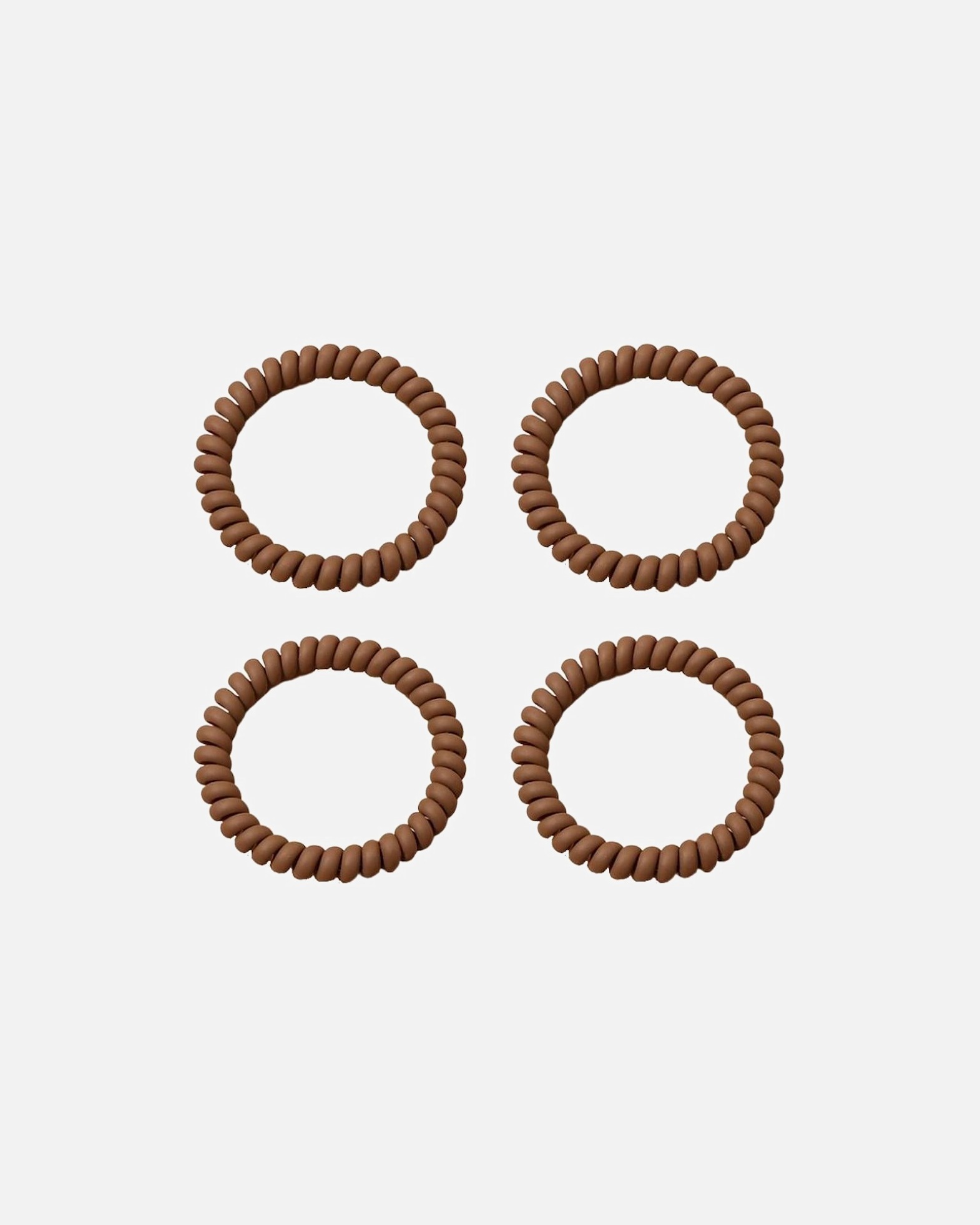 Élastique pour Femme SOHO Wave Spiral Elastiques Marron