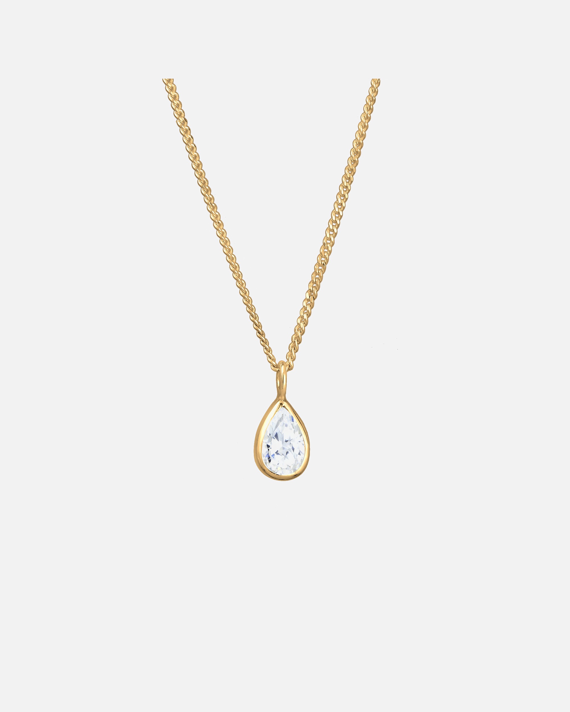 Collier pour Femme Elli Zirkonia Tropfen 925 Sterling Silber 42