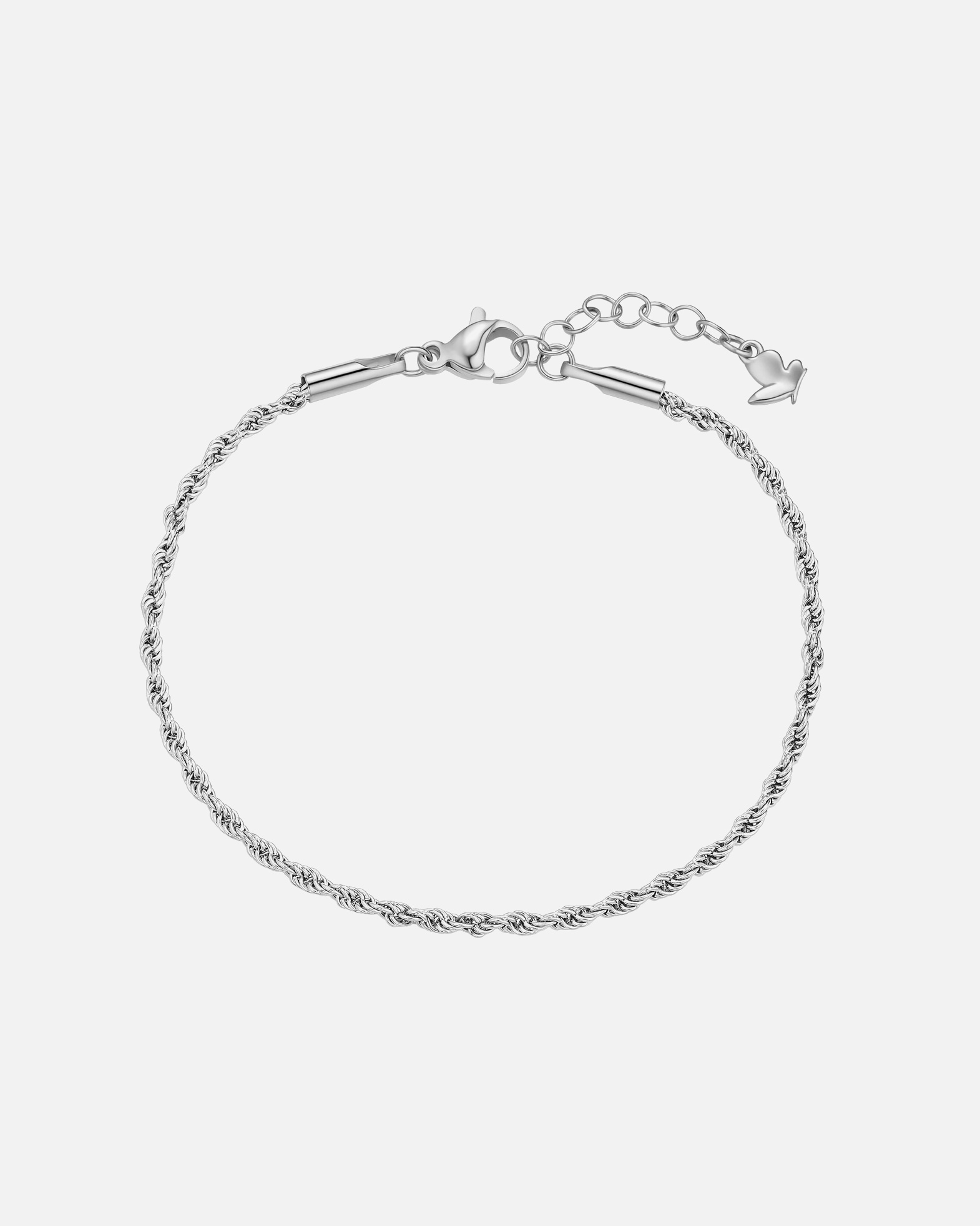 Bracelet pour Femme Glanzstücke München Bracelet en acier inoxydable en Argent Longueur de base 17,0 + rallonge 3,0 cm