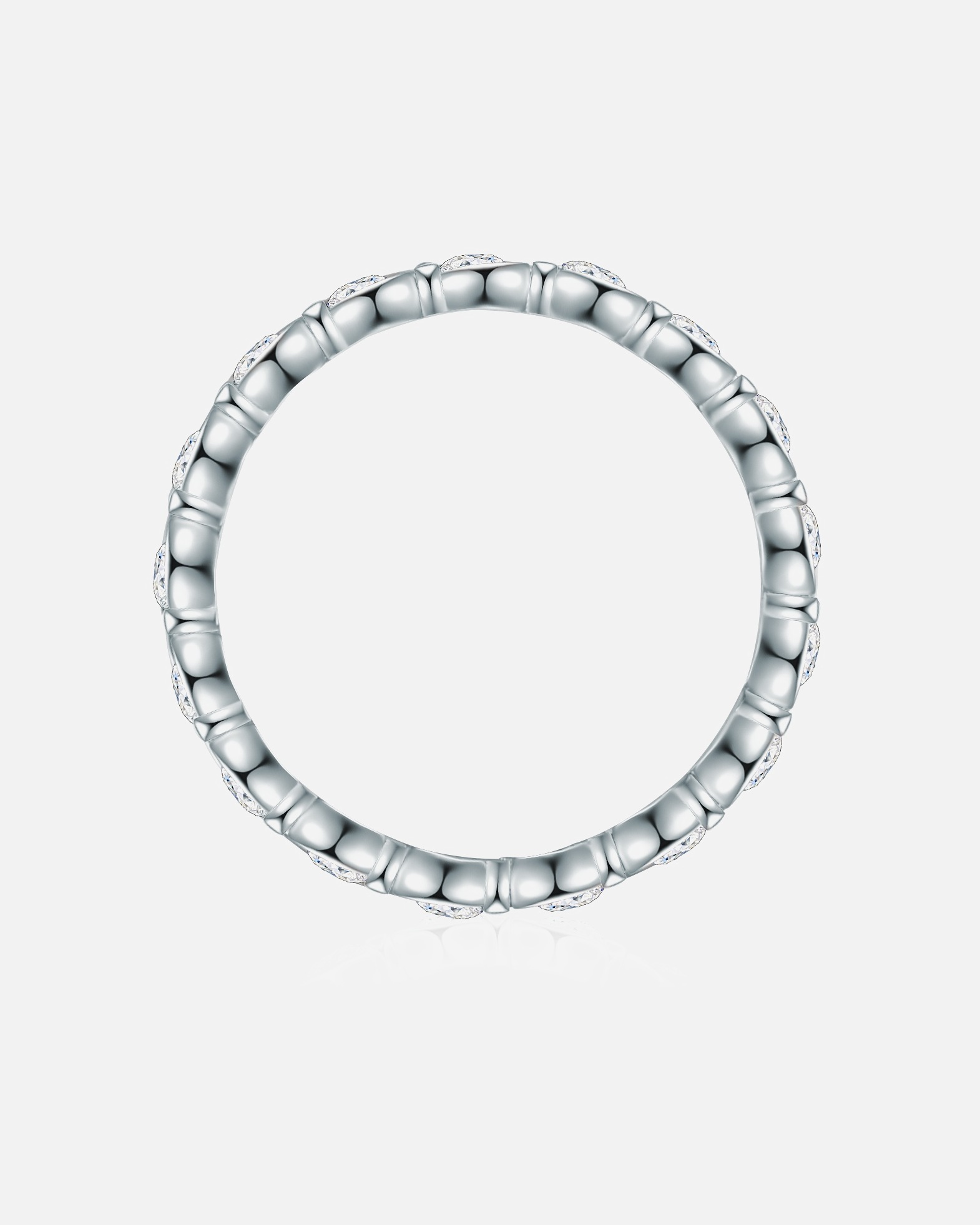 Bague pour Femme Trilani Bague en argent Argent sterling Oxyde de zirconium (CZ) en Argent 47